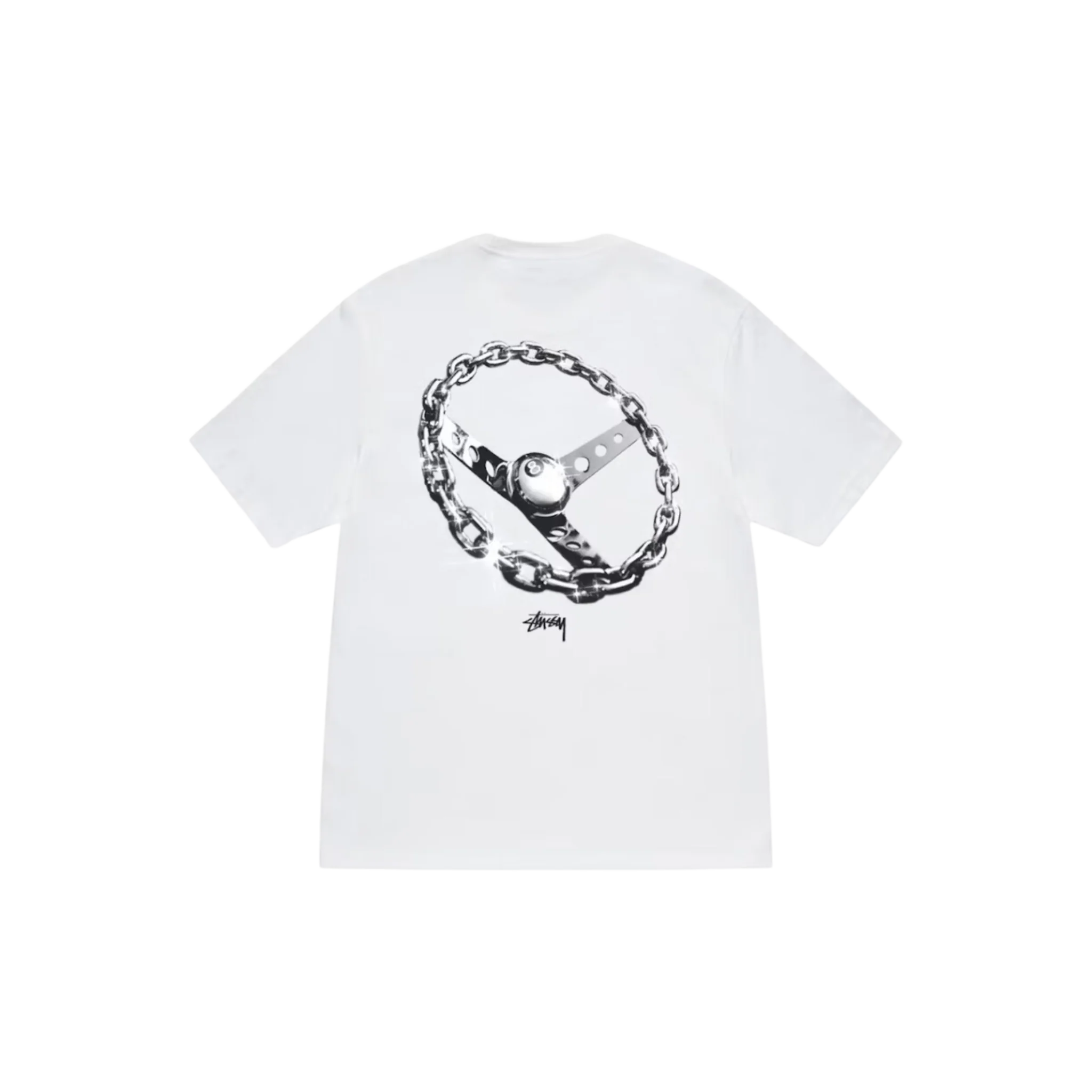 STÜSSY Chain-Link T-shirt White - Image 2