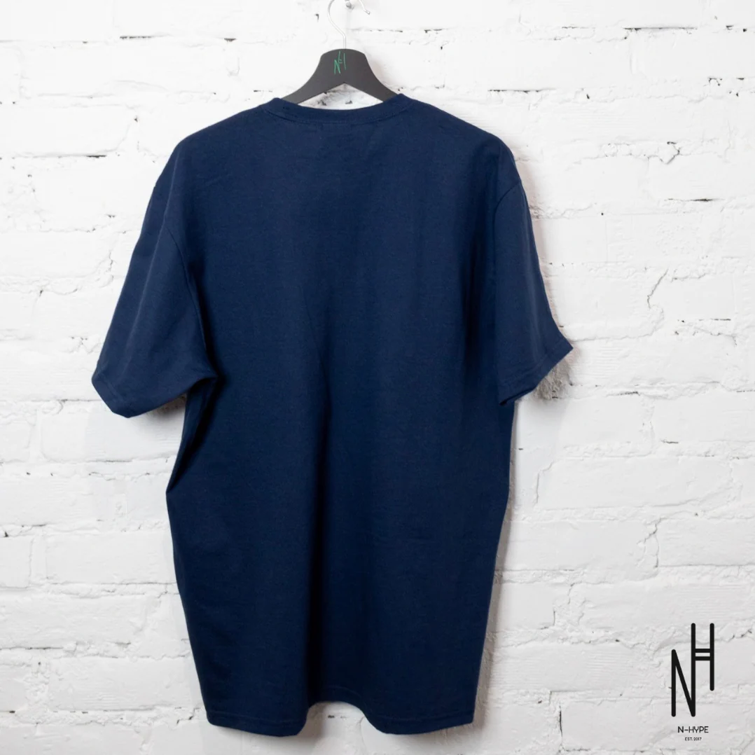 Stussy Champion Tee Navy - Image 4