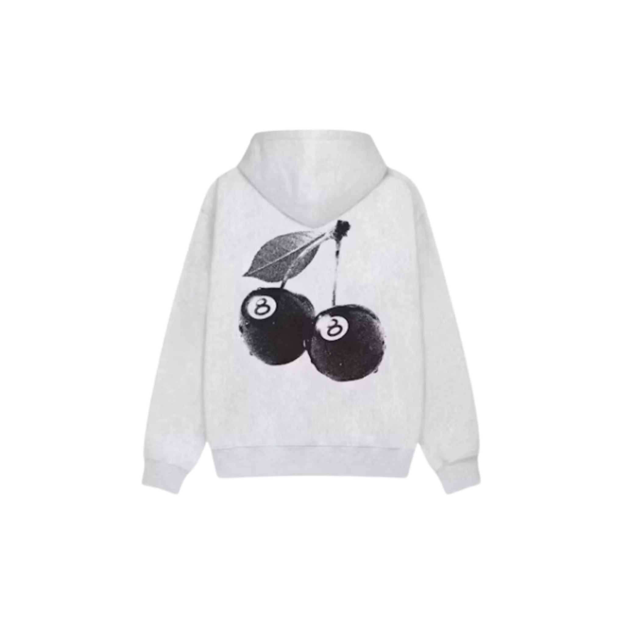 Stussy Cherries Hoodie Ash Heather - Image 2
