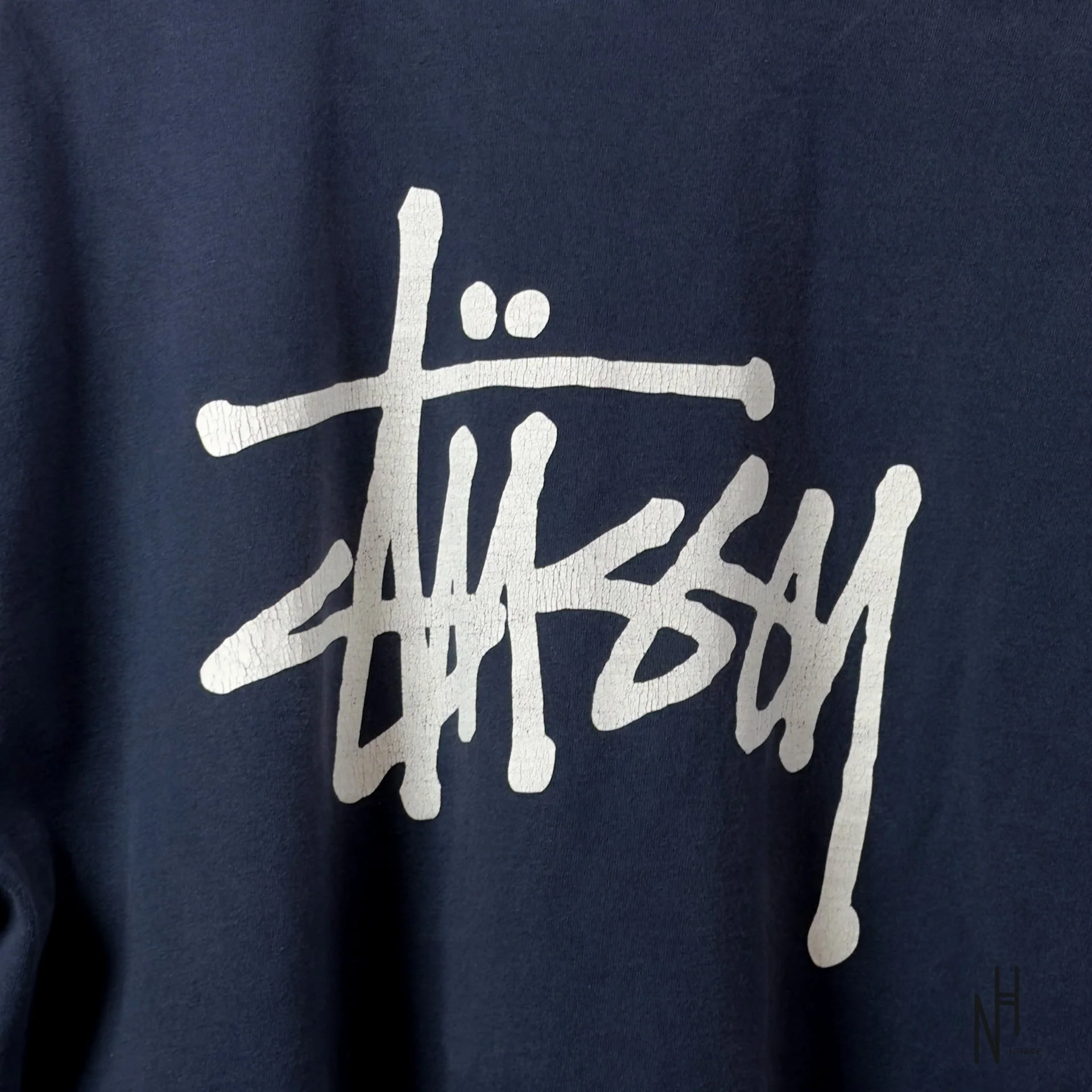 Stussy Classic Navy Tee - Image 4