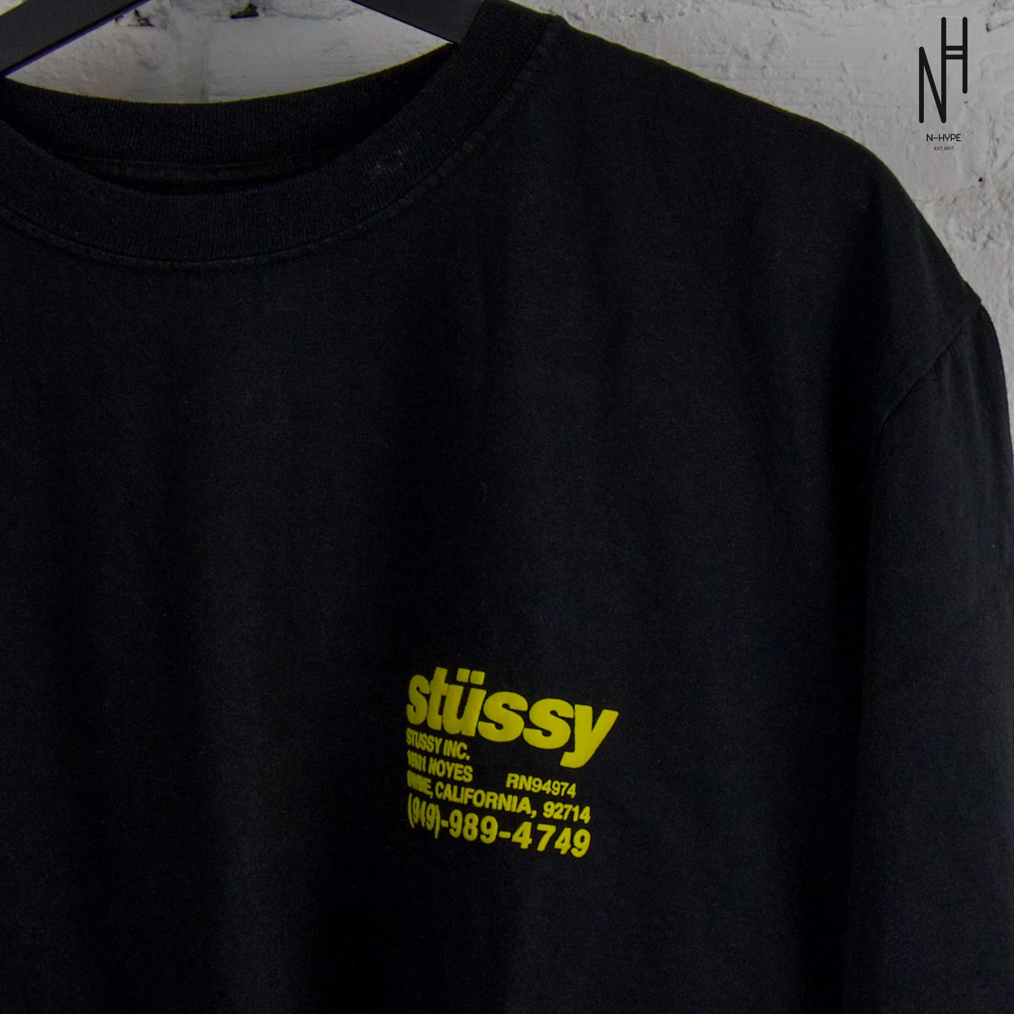 Stussy DNA Pigment Dyed Tee Black - Image 4