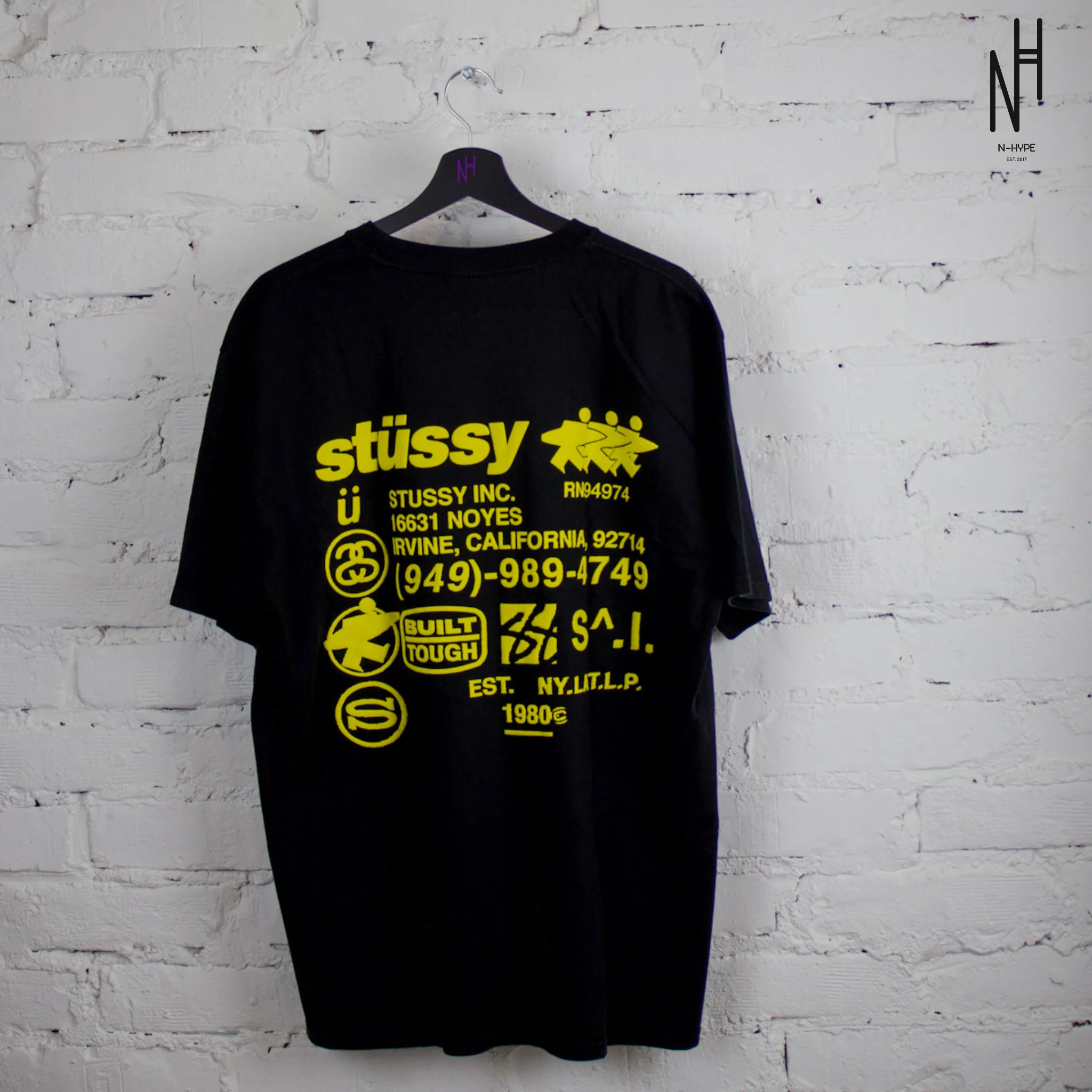 Stussy DNA Pigment Dyed Tee Black - Image 5
