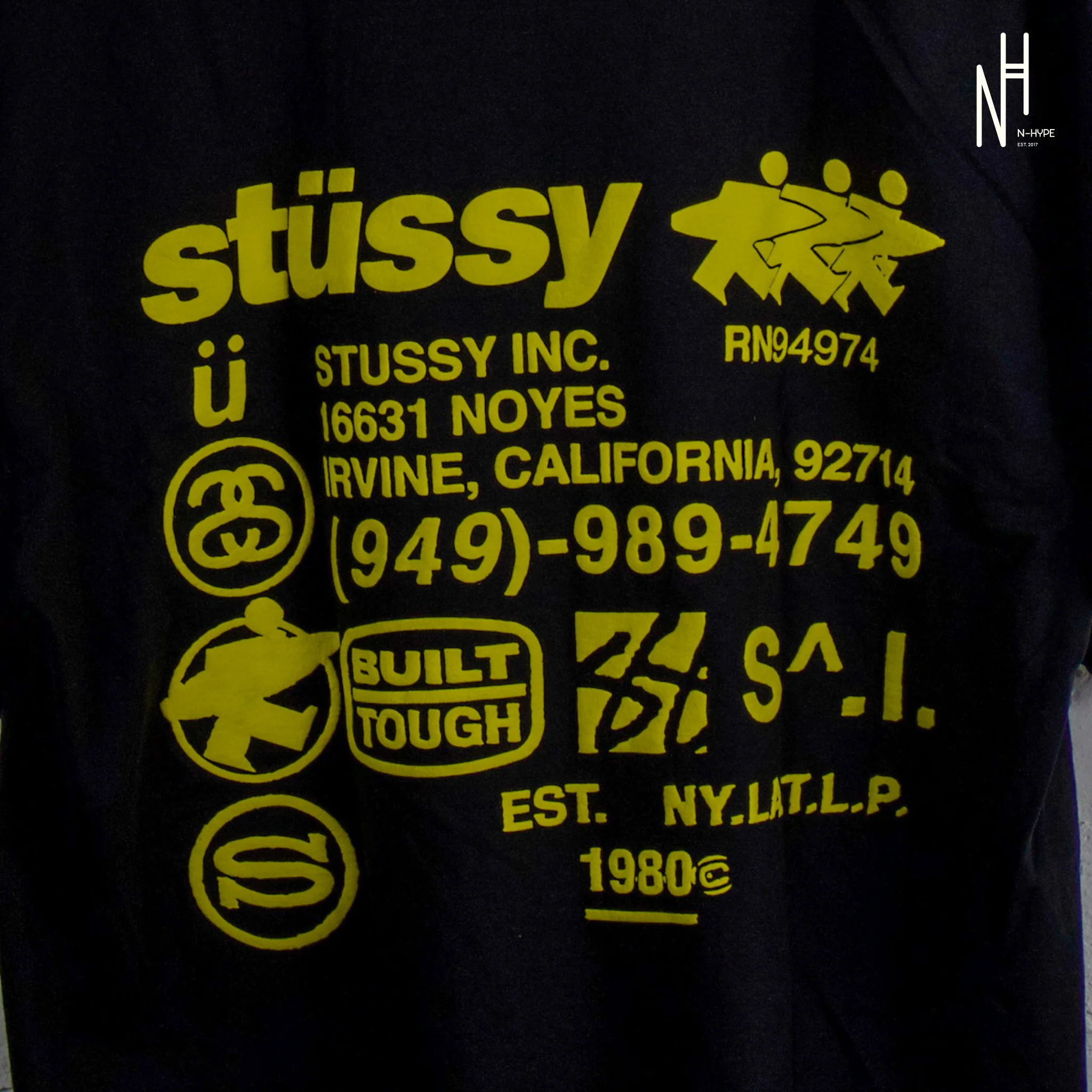 Stussy DNA Pigment Dyed Tee Black - Image 6