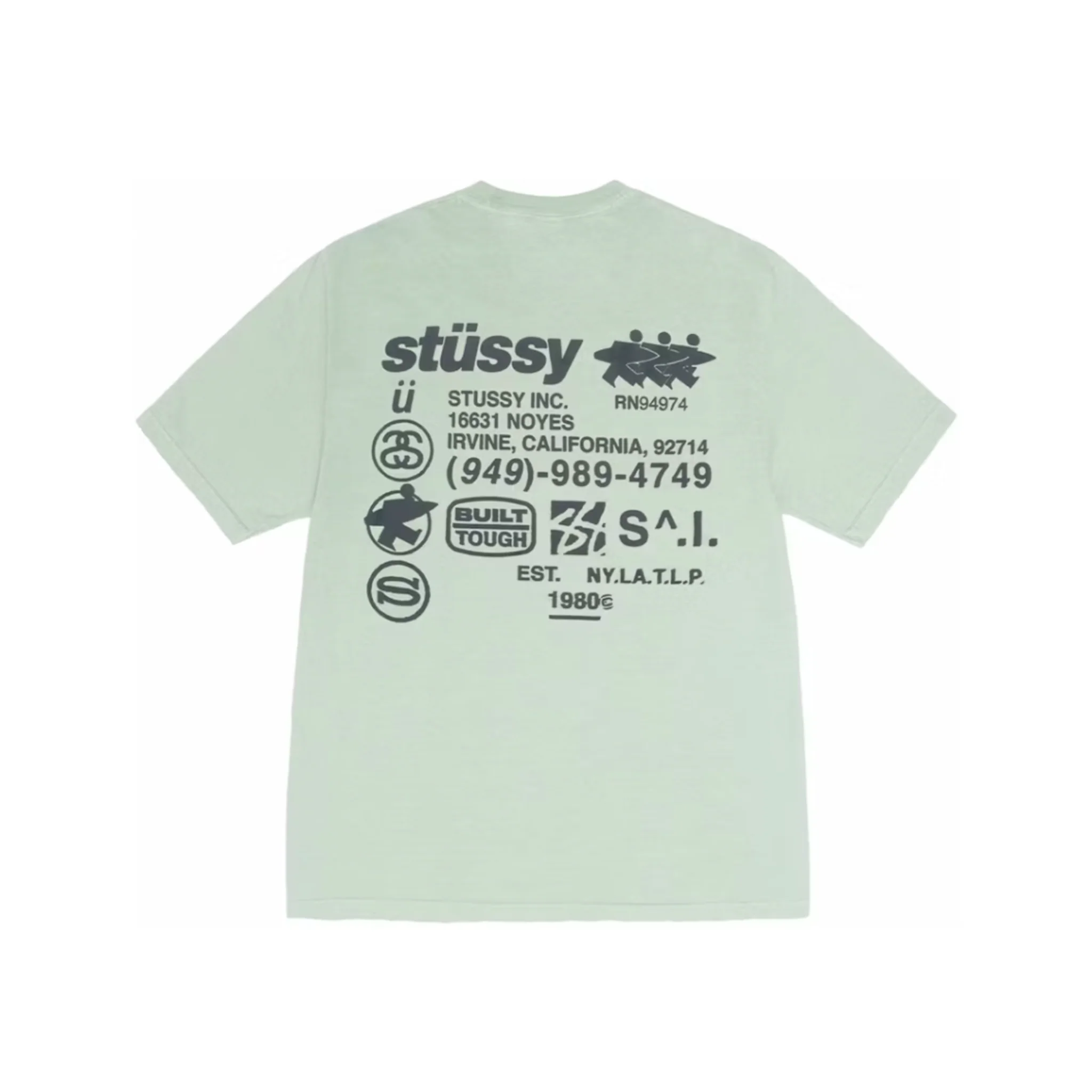 Stussy DNA Pigment Dyed Tee Granite - Image 2