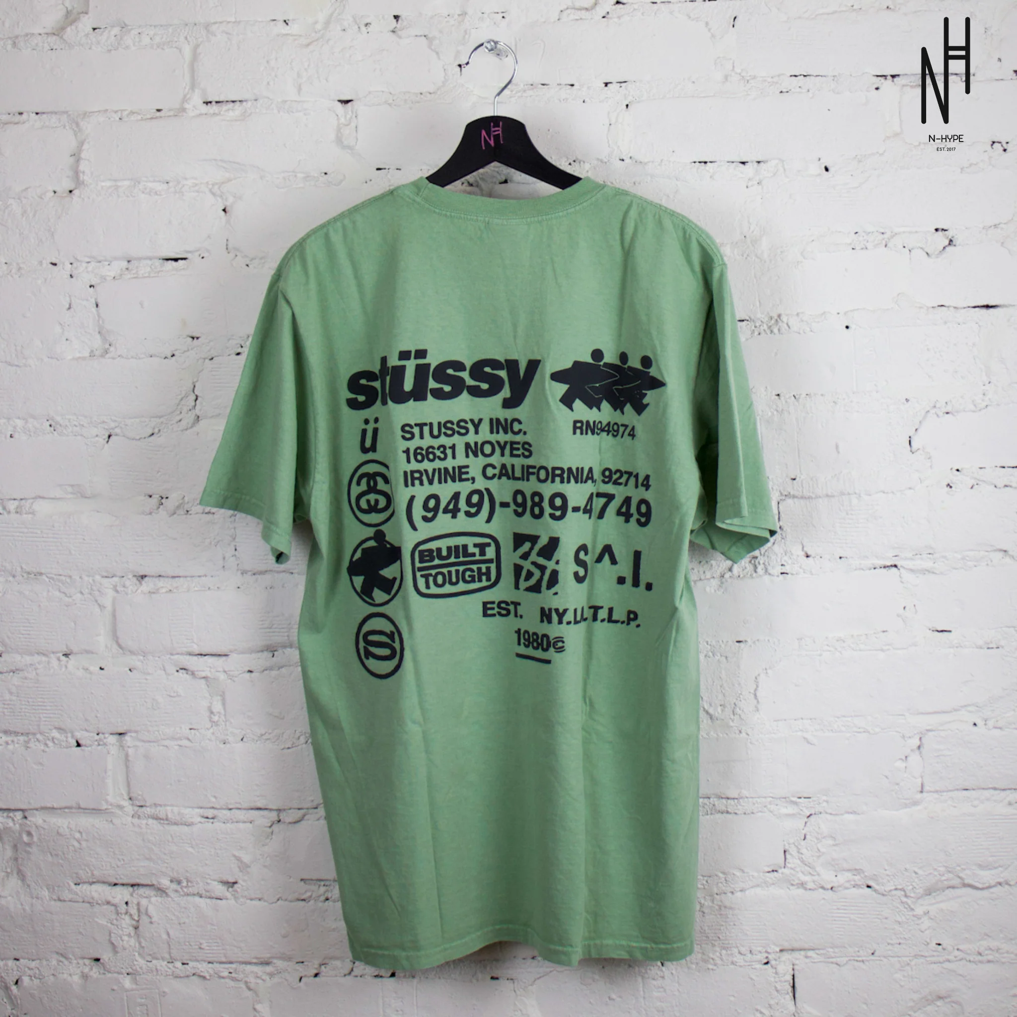 Stussy DNA Pigment Dyed Tee Granite - Image 5