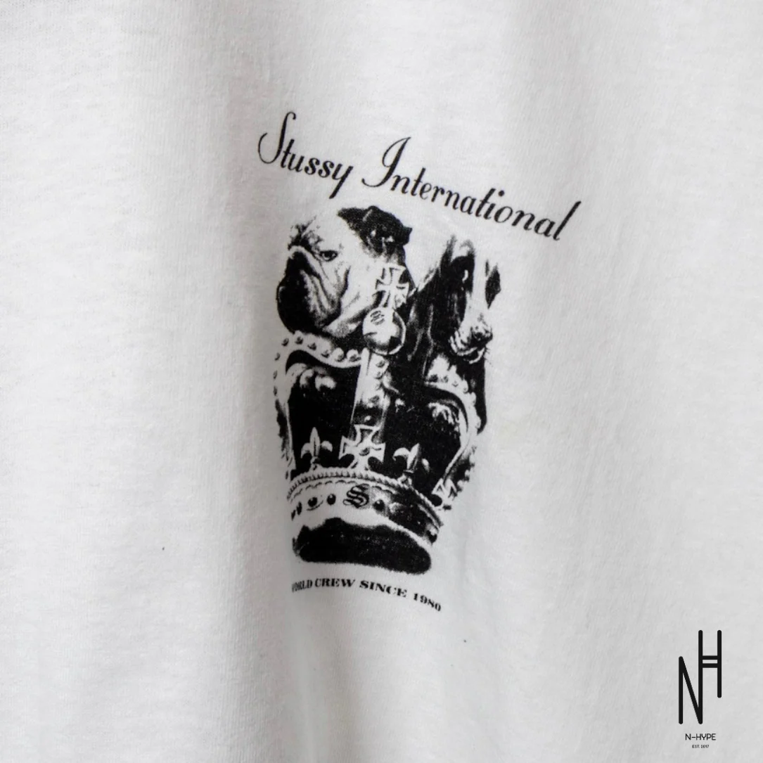 Stussy Dog Crown Tee White - Image 4