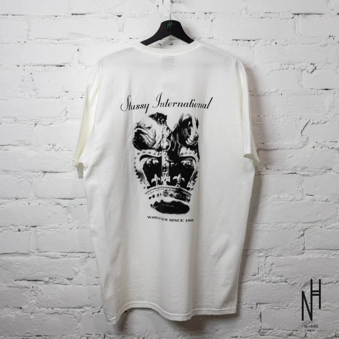 Stussy Dog Crown Tee White - Image 5