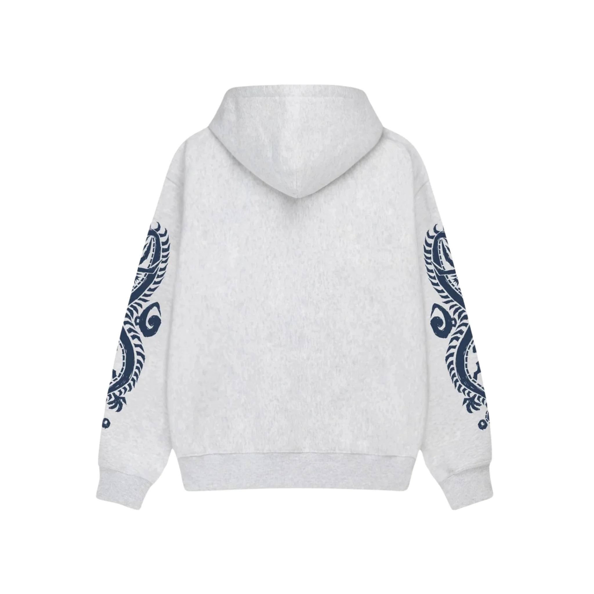 Stussy Dragons Zip Hoodie Grey - Image 2