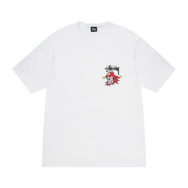 STUSSY JOKER TEE WHITE - Image 2