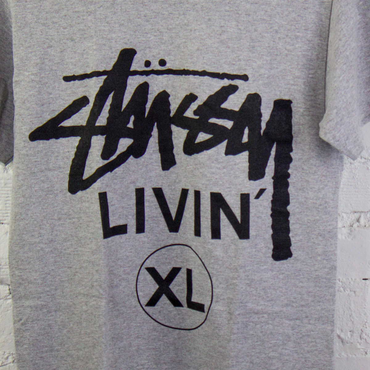 Stussy Livin XL Tee Grey - Image 3
