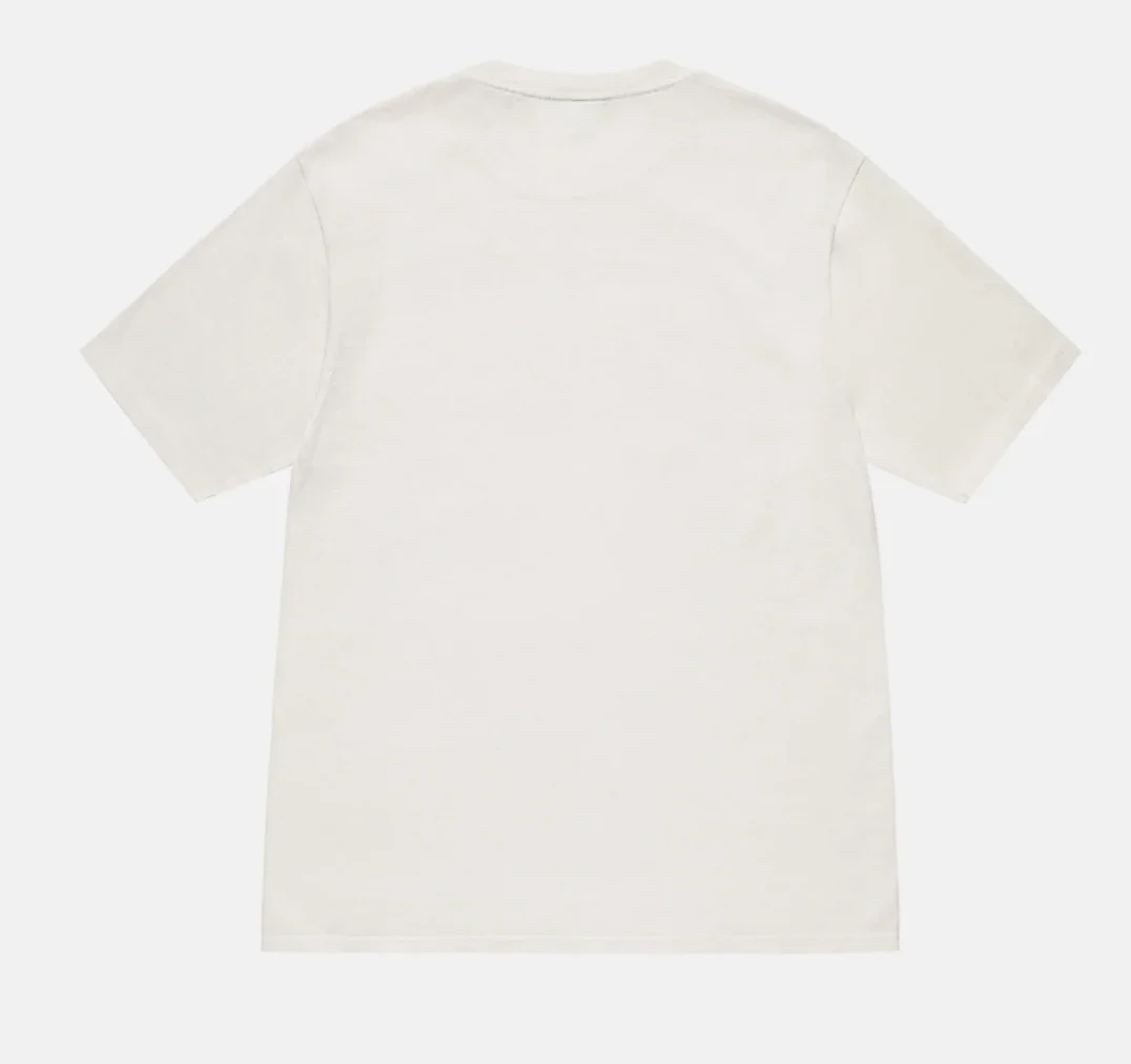 STÜSSY LOCATIONS TEE PIGMENT DYED White - Image 2