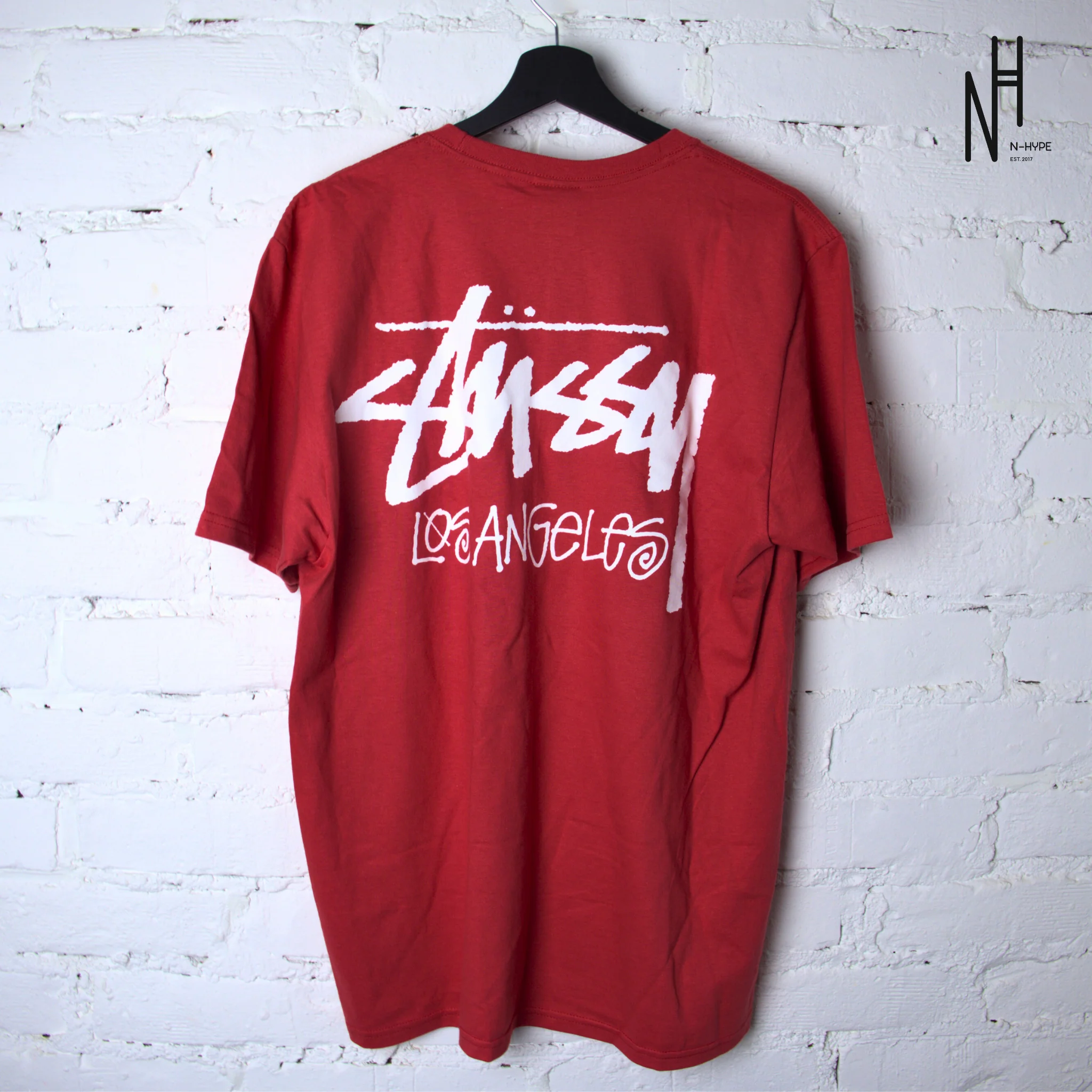 STUSSY Los Angeles Tee Red - Image 2
