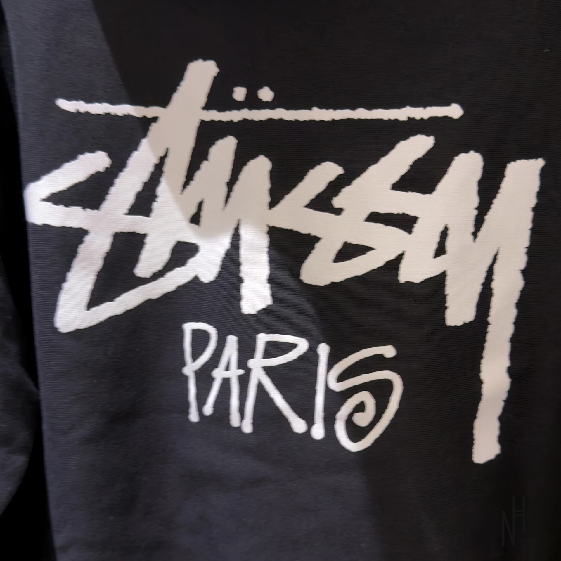 Stussy Paris Hoodie Black - Image 3