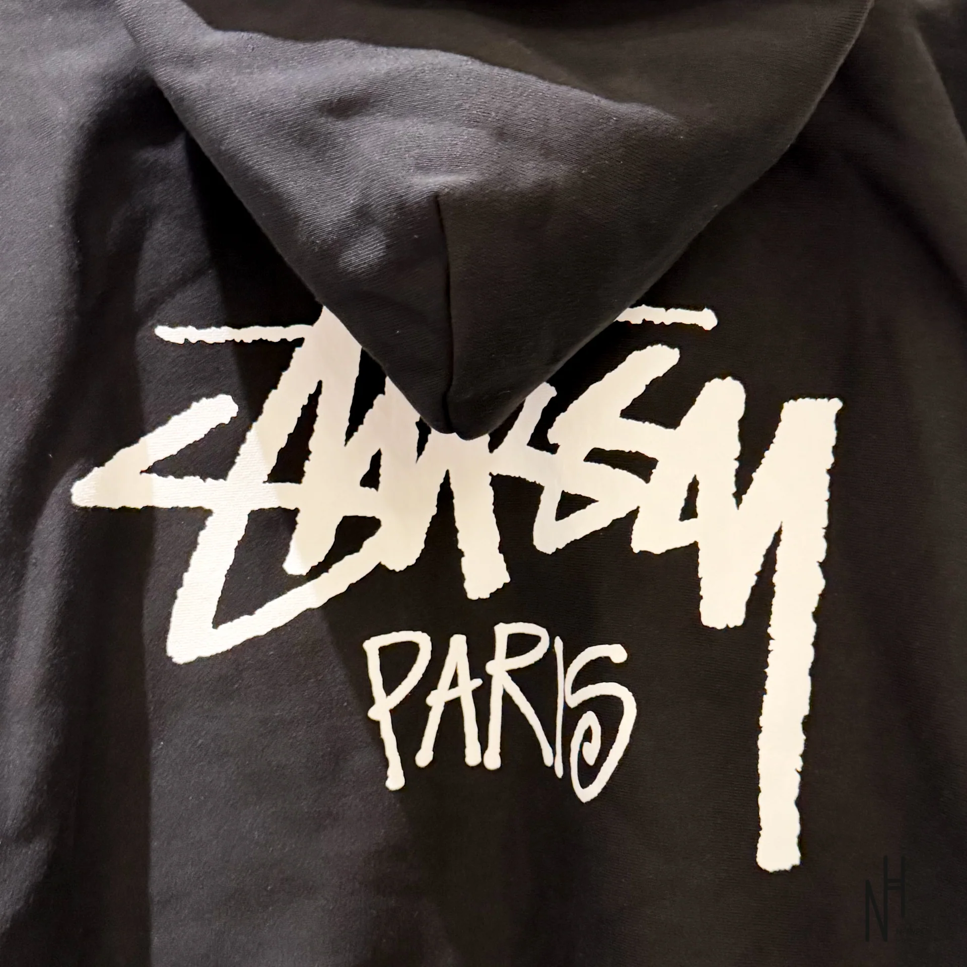 Stussy Paris Zip Hoodie Black - Image 2