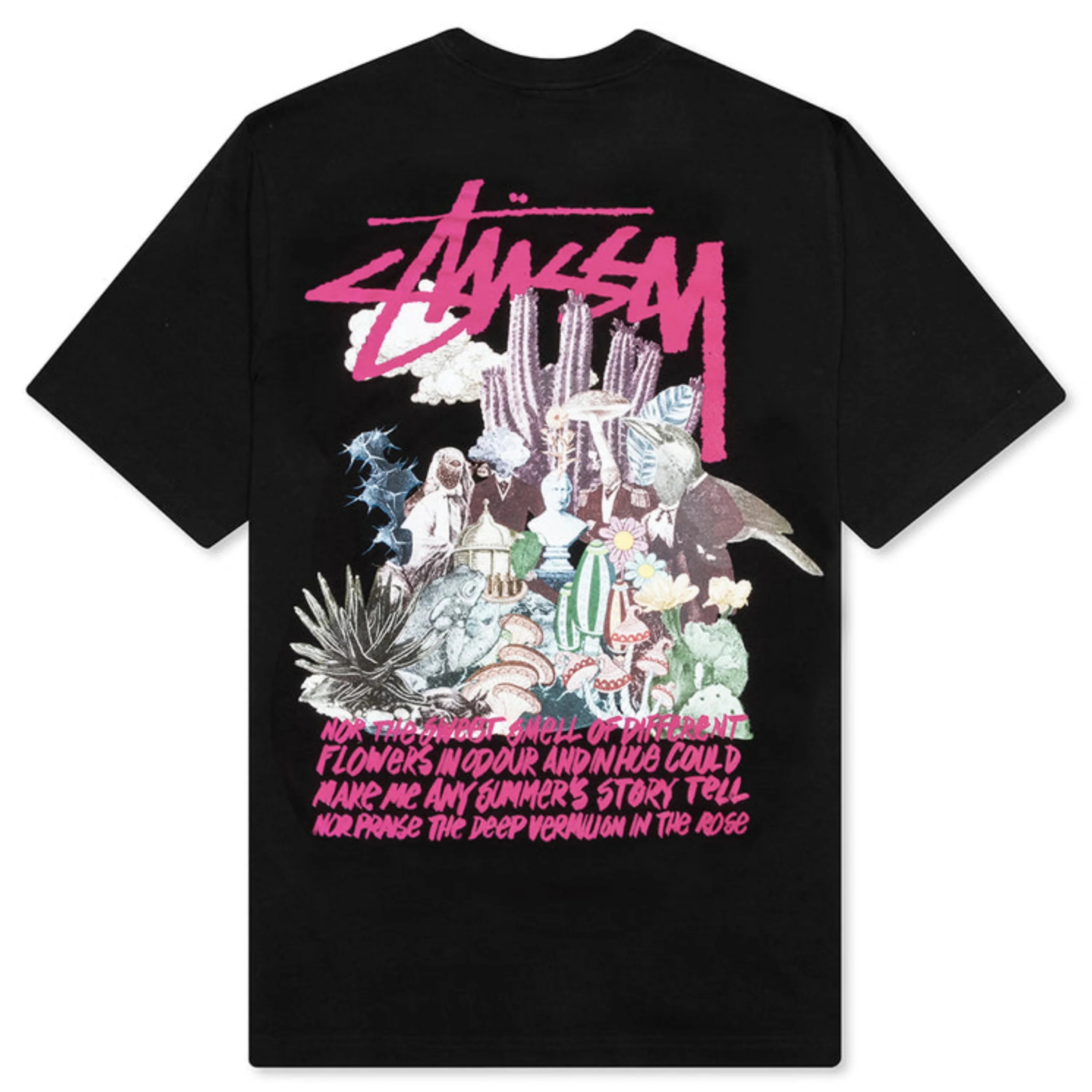 STUSSY PSYCHEDELIC HEAVYWEIGHT TEE BLACK - Image 2