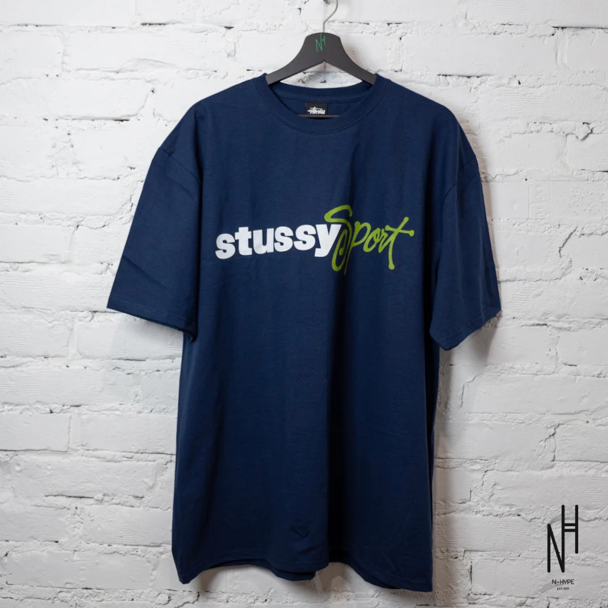 Stussy Sport Script Tee Navy - Image 2