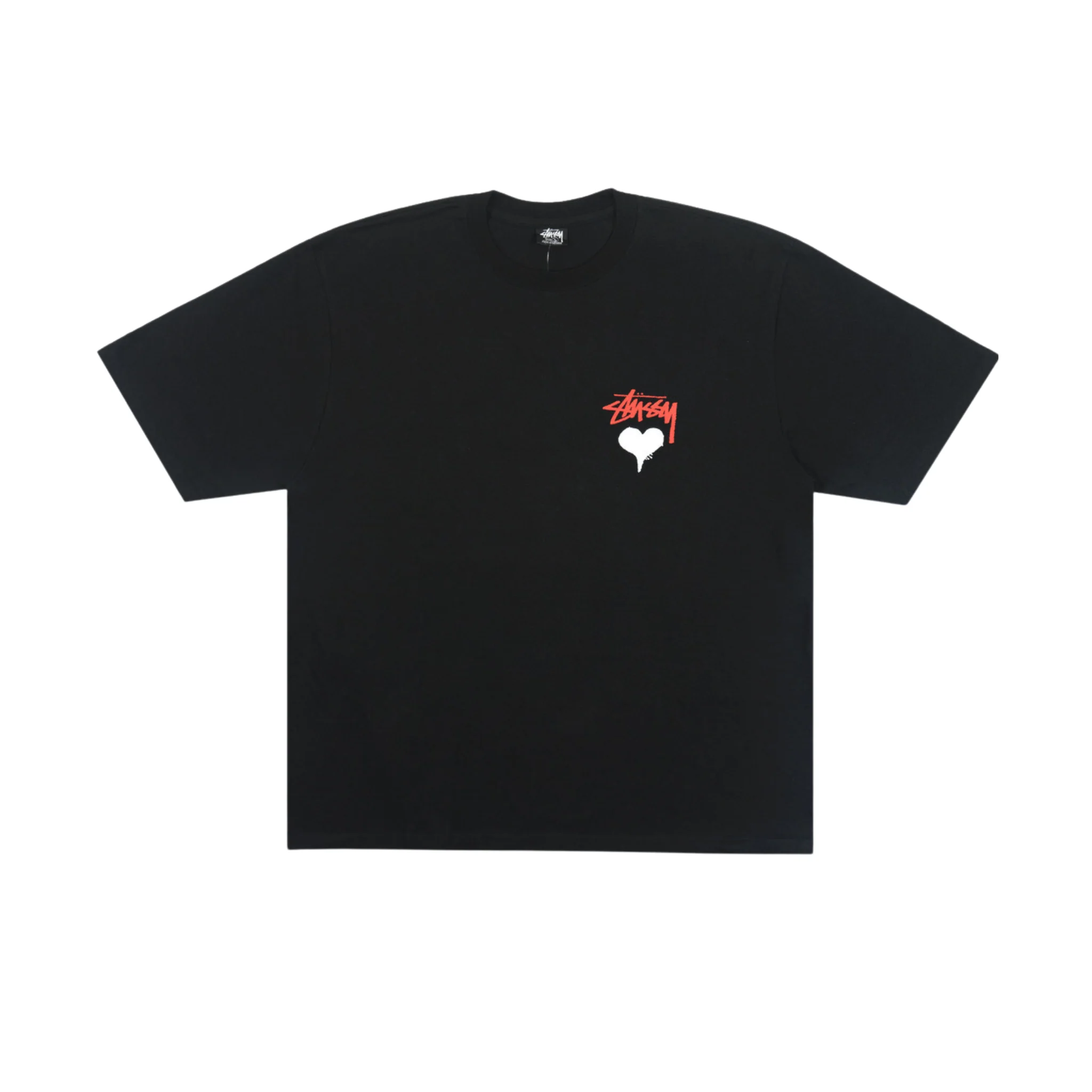 Stussy Stock Heart Tee Black - Image 2