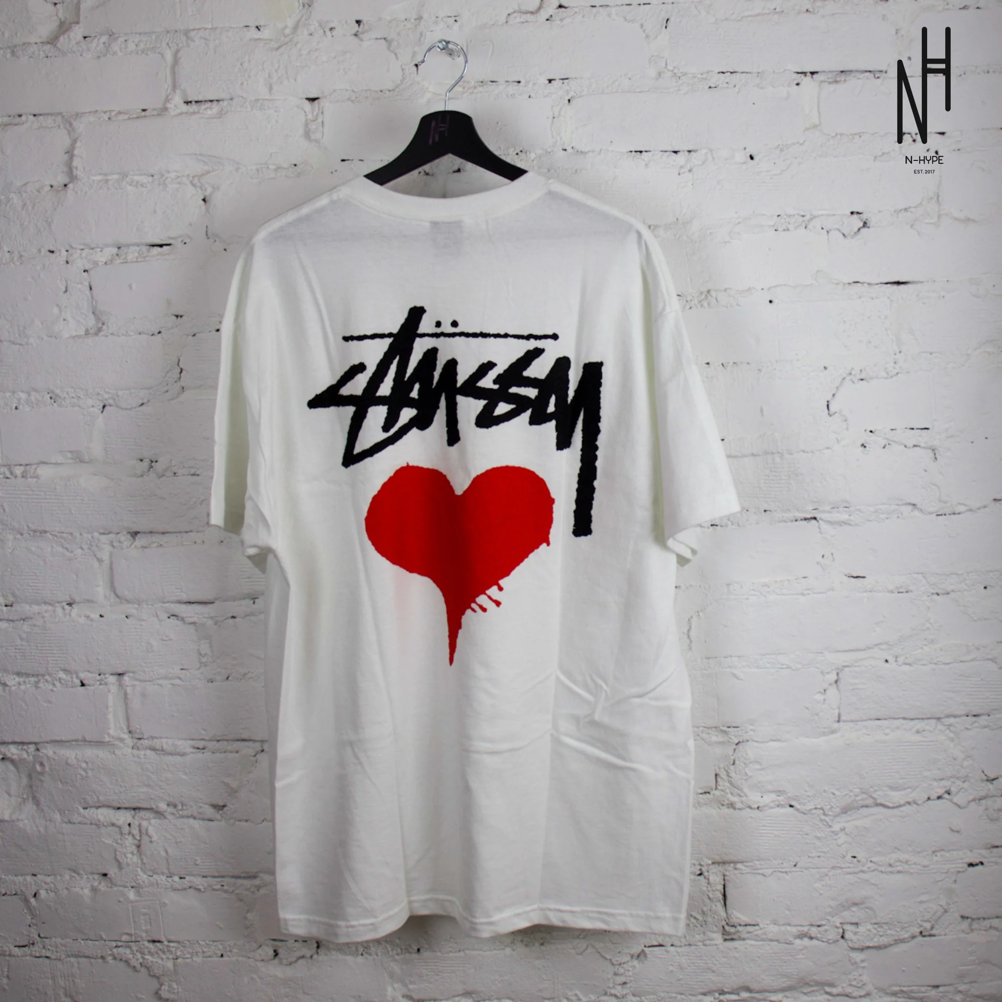 Stussy Stock Heart Tee White - Image 4