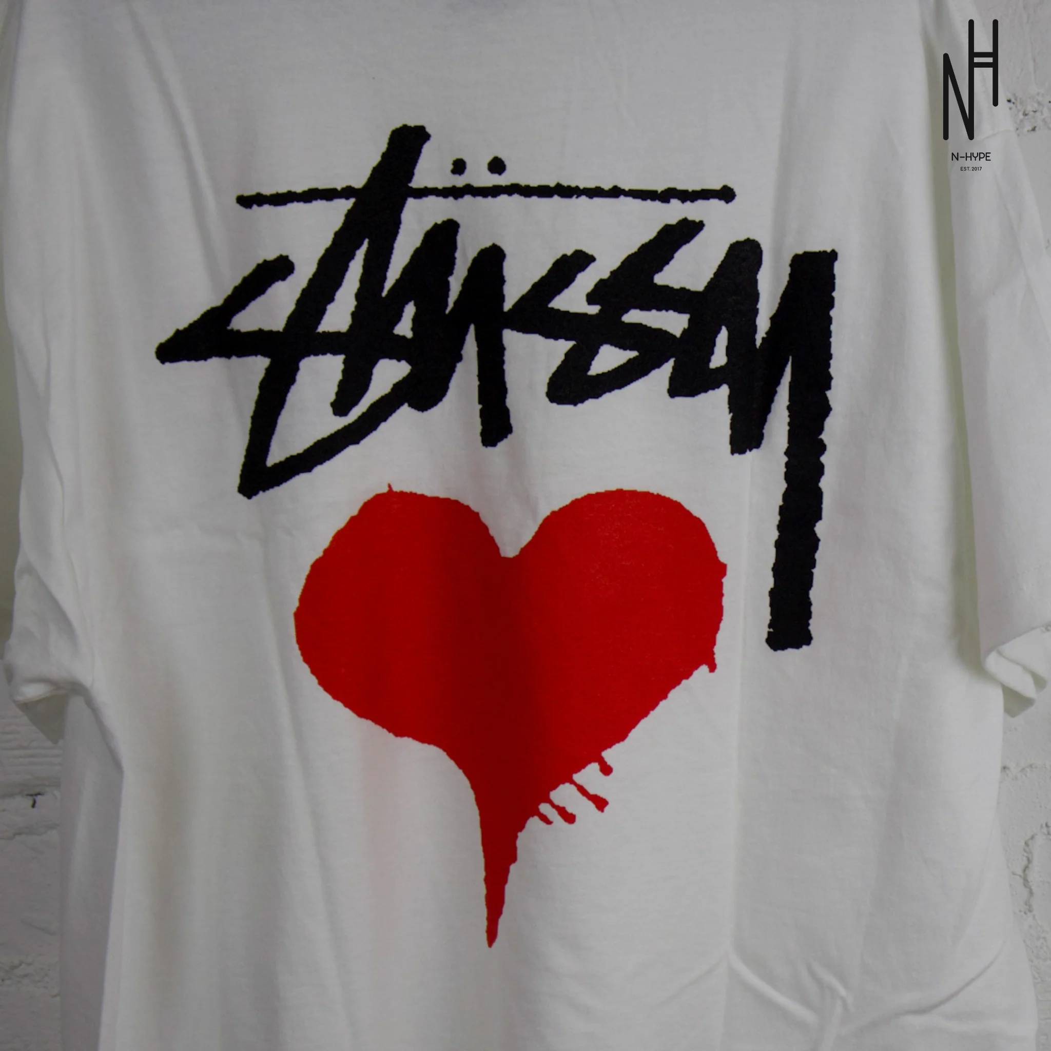 Stussy Stock Heart Tee White - Image 5