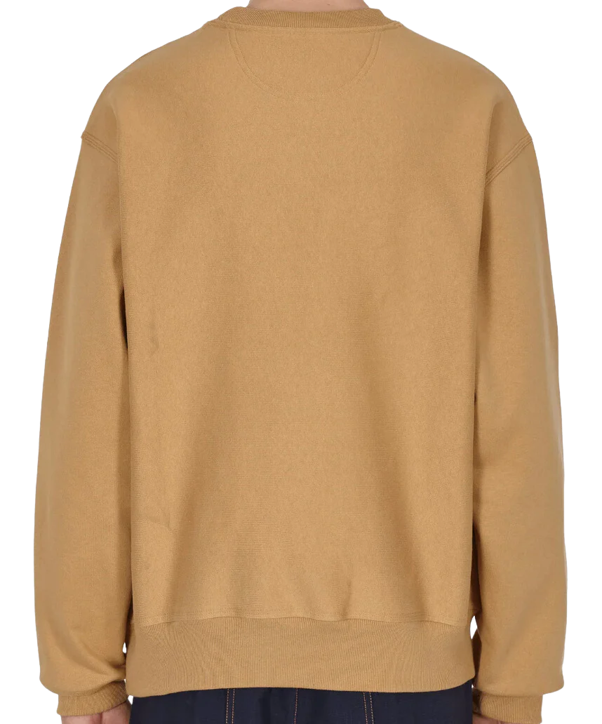 STUSSY Stock Logo Crew Tan - Image 2