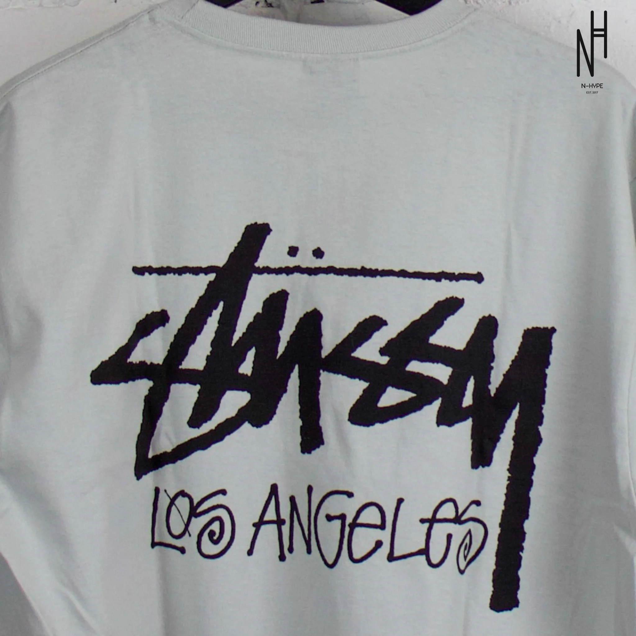 Stussy Stock Los Angeles Tee Grey - Image 4