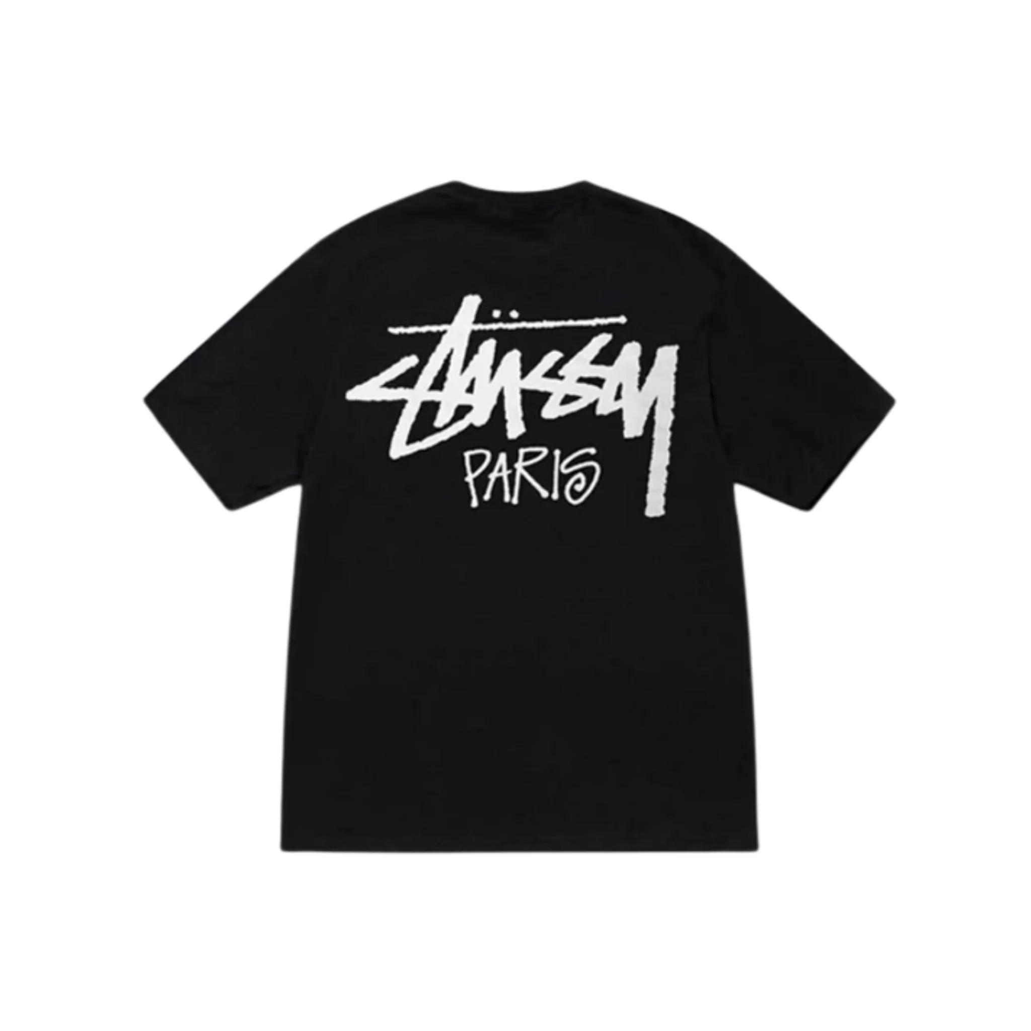 Stussy Stock Paris Tee Black - Image 2