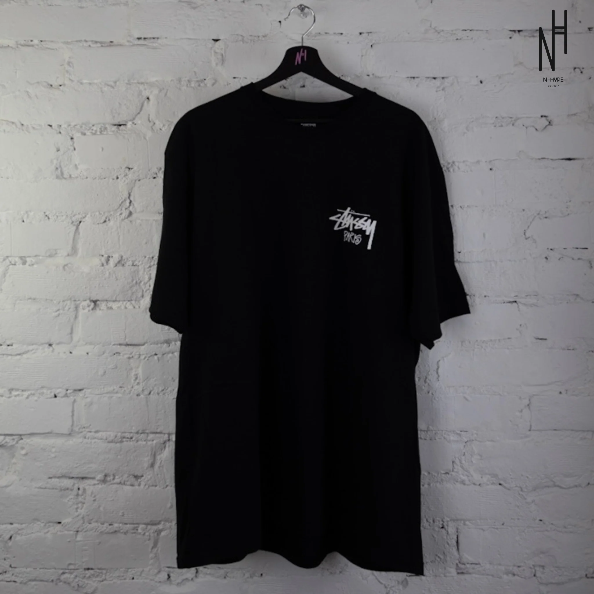 Stussy Stock Paris Tee Black - Image 3