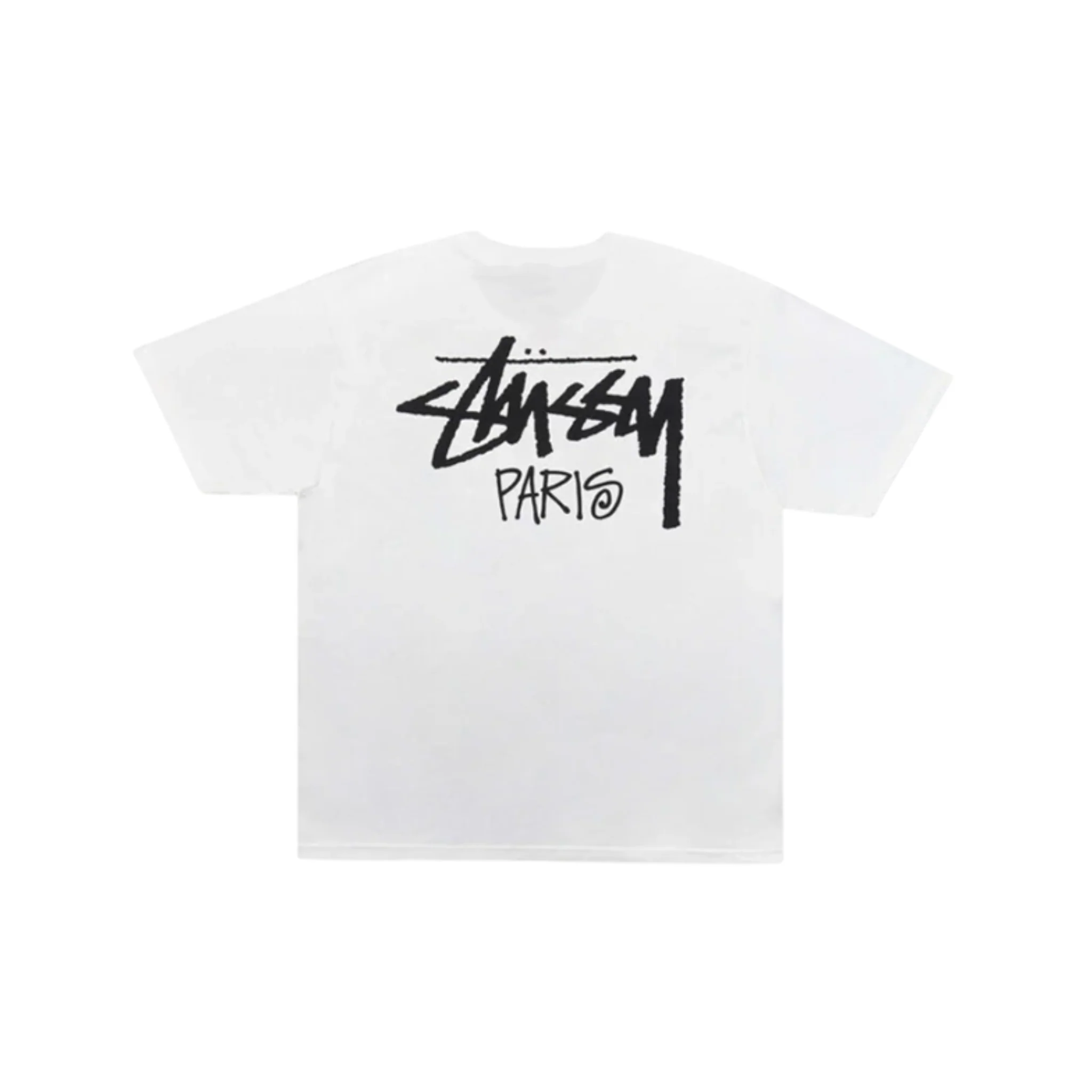 Stussy Stock Paris Tee White - Image 2