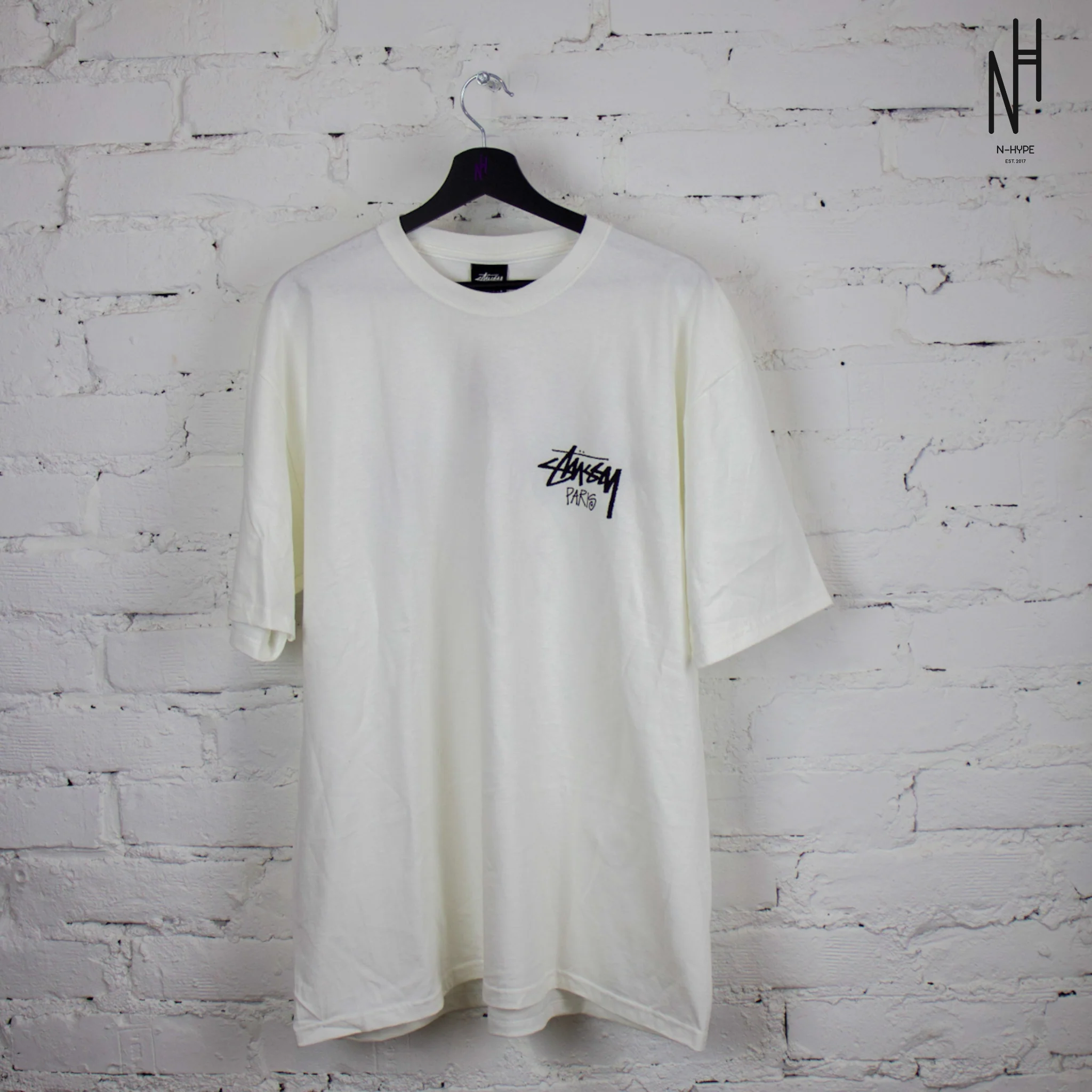 Stussy Stock Paris Tee White - Image 3