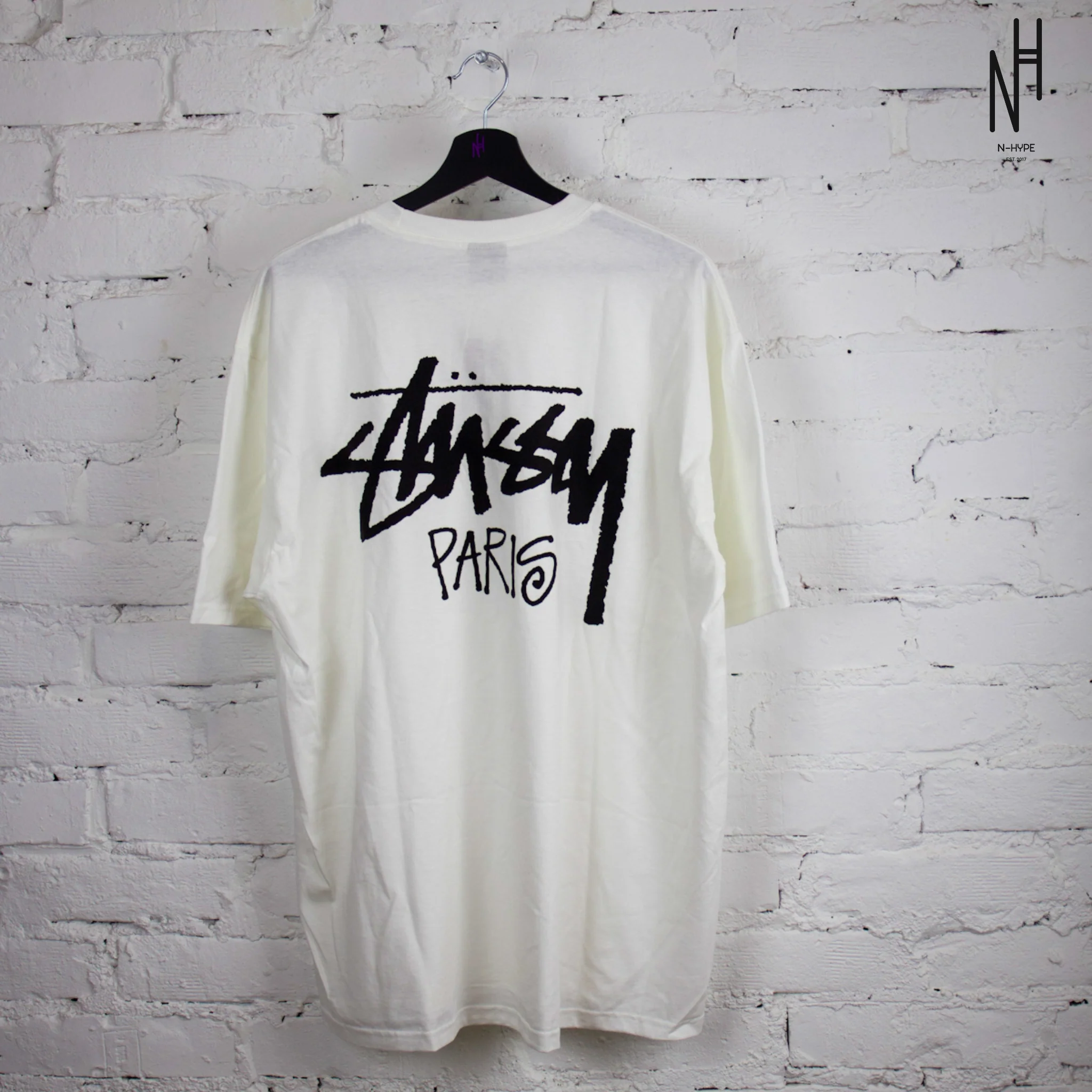 Stussy Stock Paris Tee White - Image 5