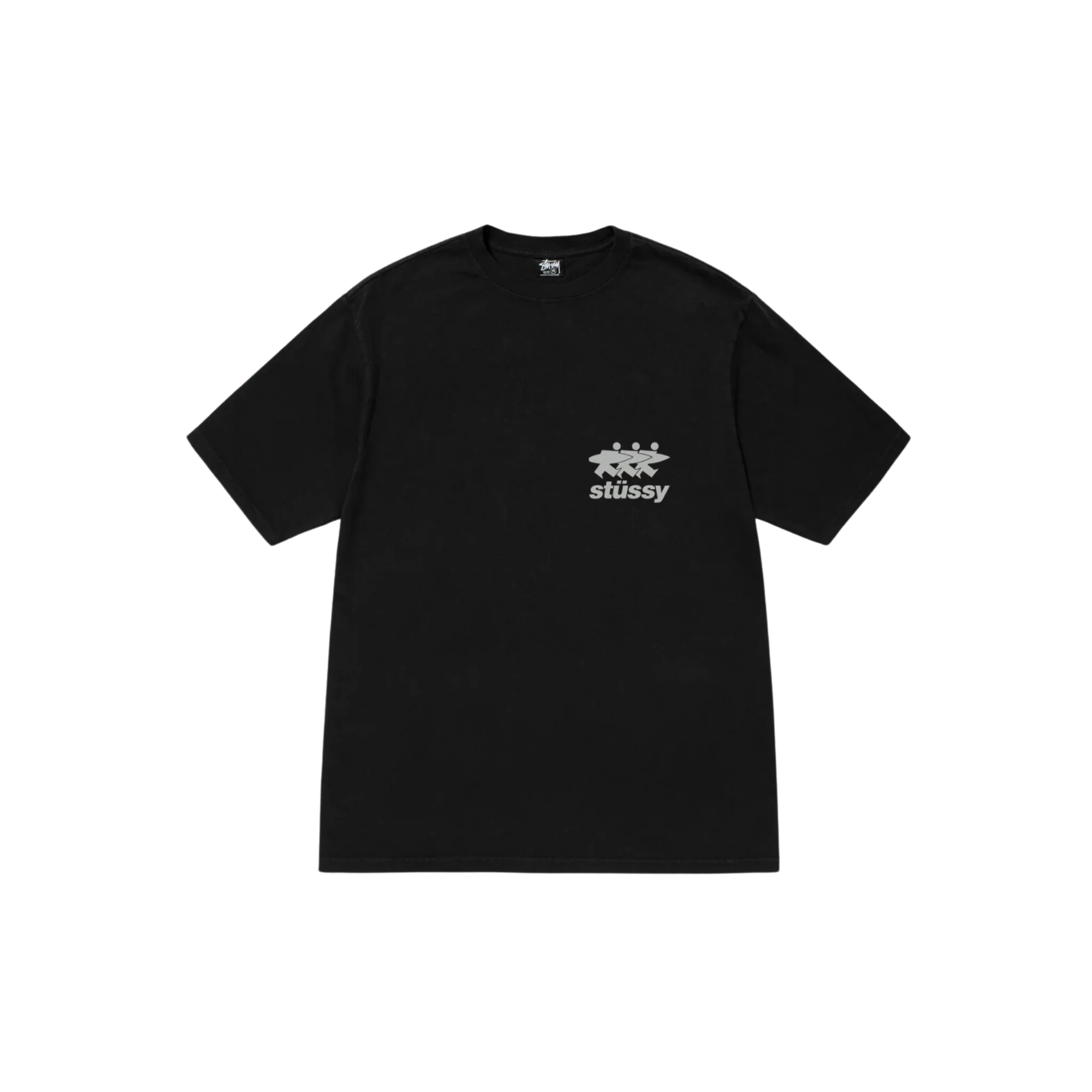 STÜSSY Surfwalk Tee Pigment Dyed Black