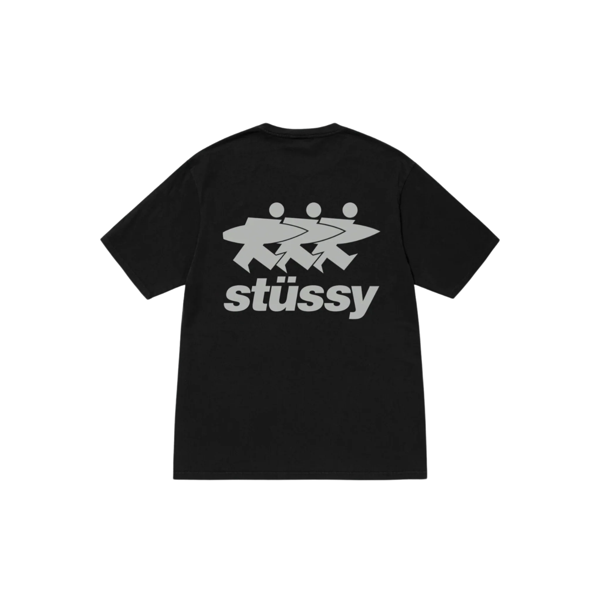 STÜSSY Surfwalk Tee Pigment Dyed Black - Image 2