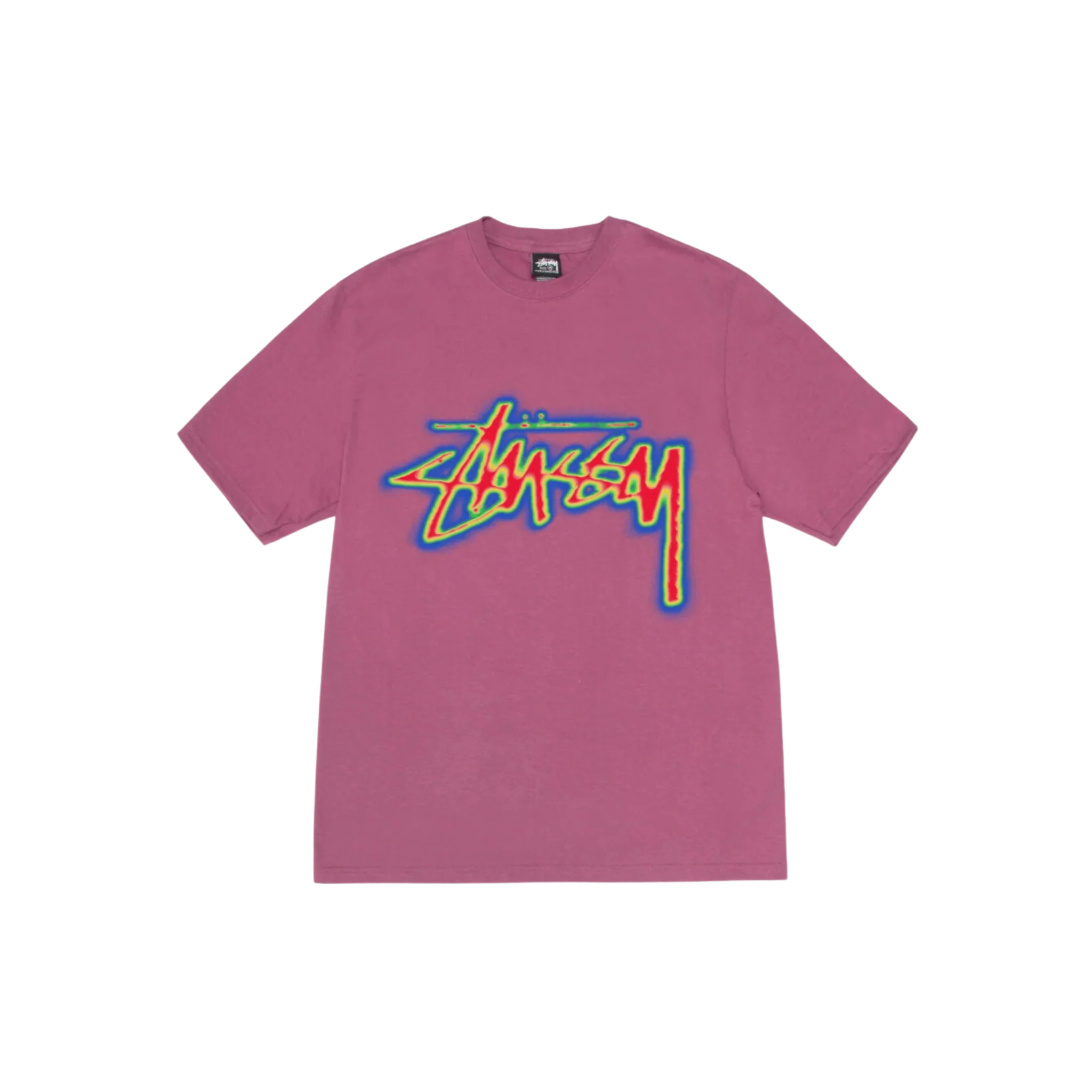 STÜSSY Thermal Stock Tee Berry
