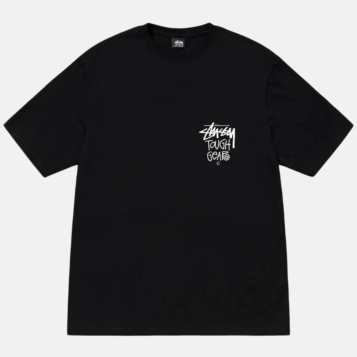STUSSY TOUGH GEAR TEE BLACK - Image 2