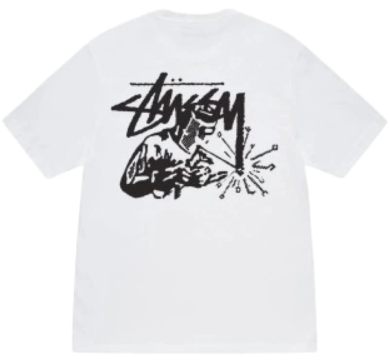Stussy Welder Tee White - Image 2