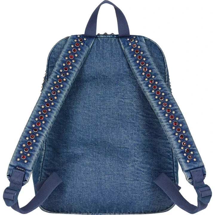 Supreme b.b. Simon Denim Backpack Washed Indigo - Image 3