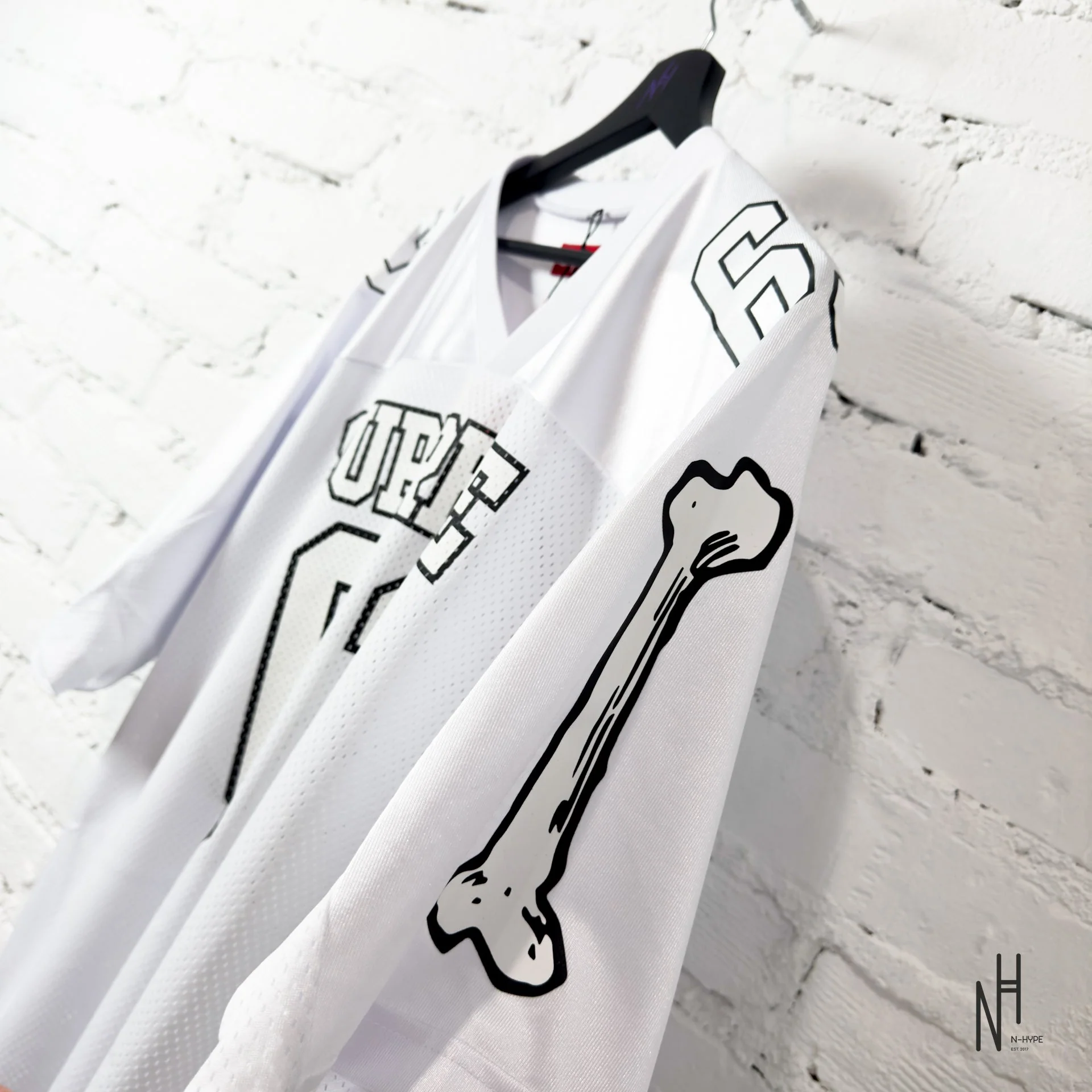Supreme Bones Football Jersey White - Image 3
