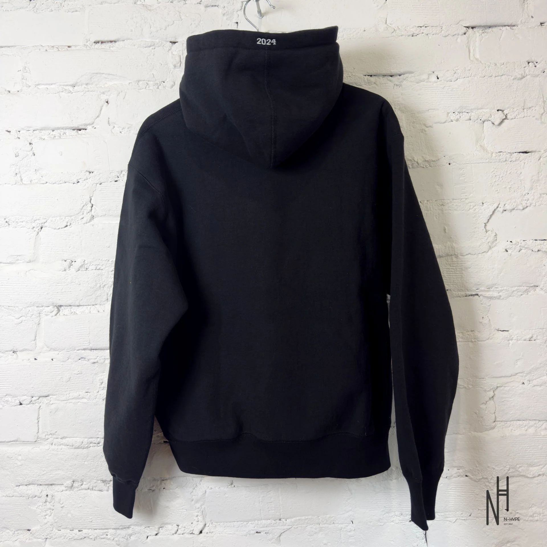 Supreme Box Logo Hooded Sweatshirt Sweatshirt (FW24) Black Used - Image 3
