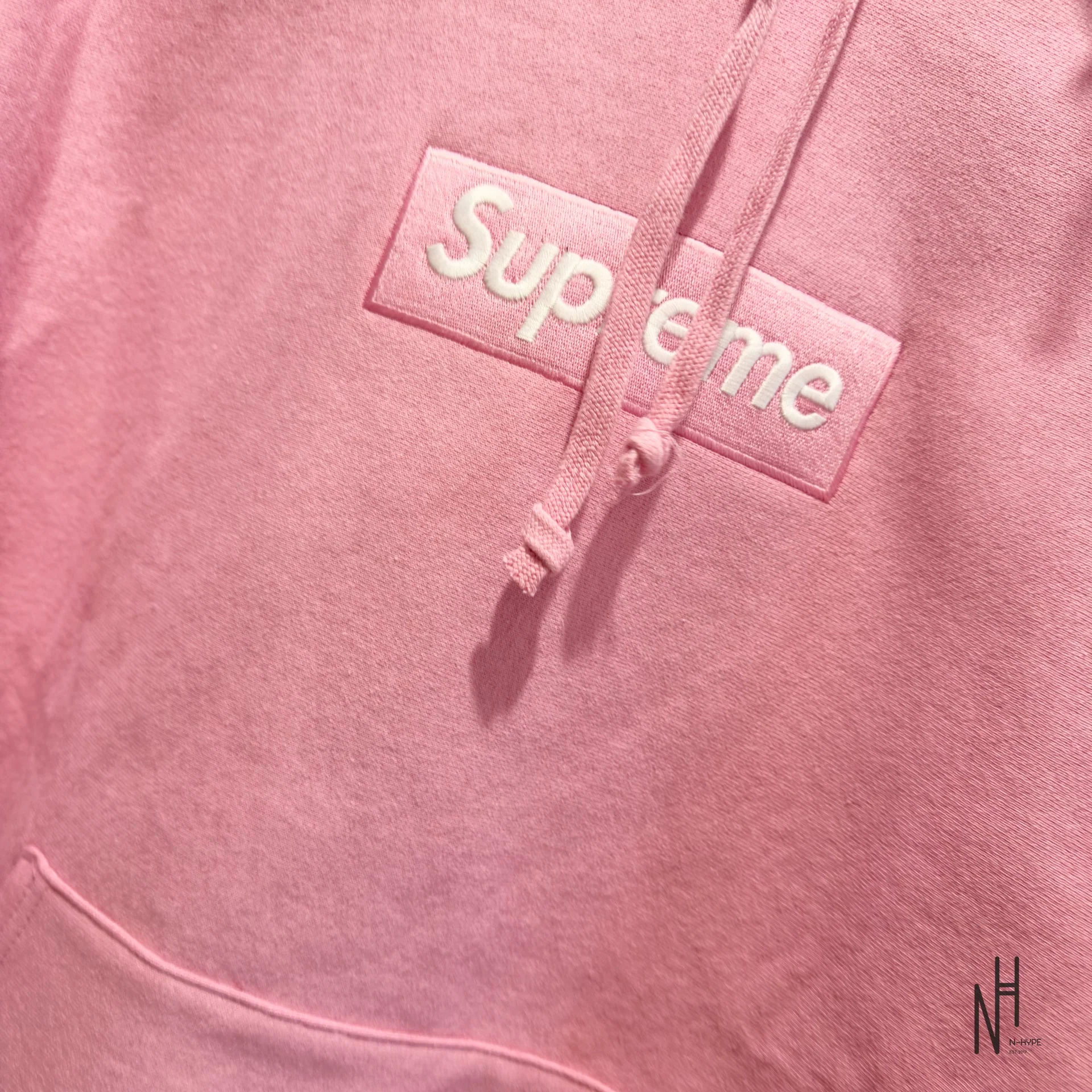 Supreme Box Logo Hooded Sweatshirt Sweatshirt (FW24) Pink - Image 4