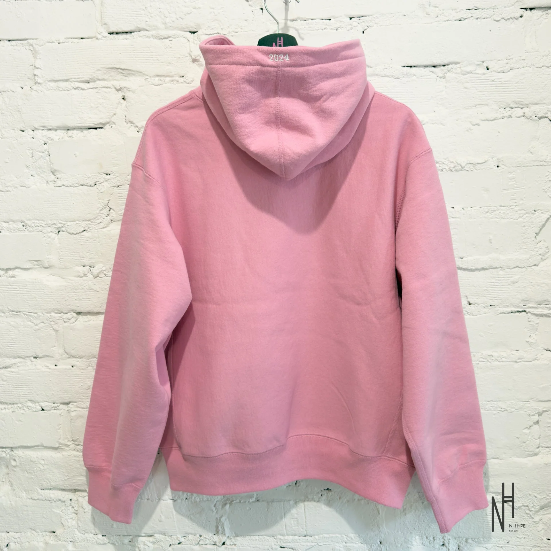 Supreme Box Logo Hooded Sweatshirt Sweatshirt (FW24) Pink - Image 5