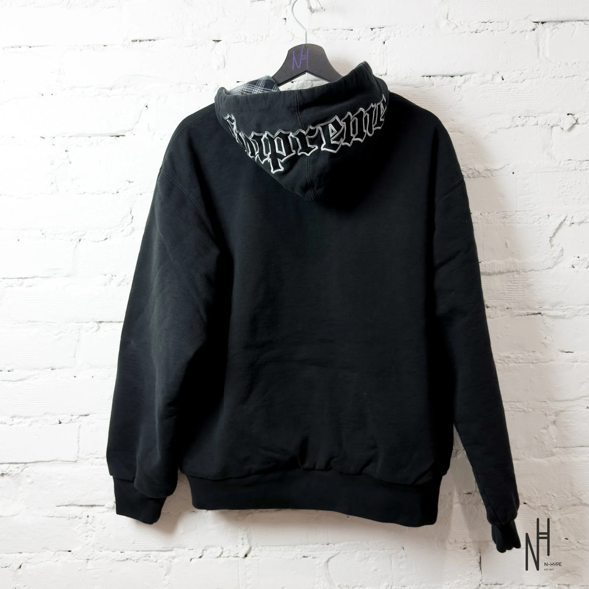 Supreme Chicago White Sox Zip Up Hooded Black - Image 3