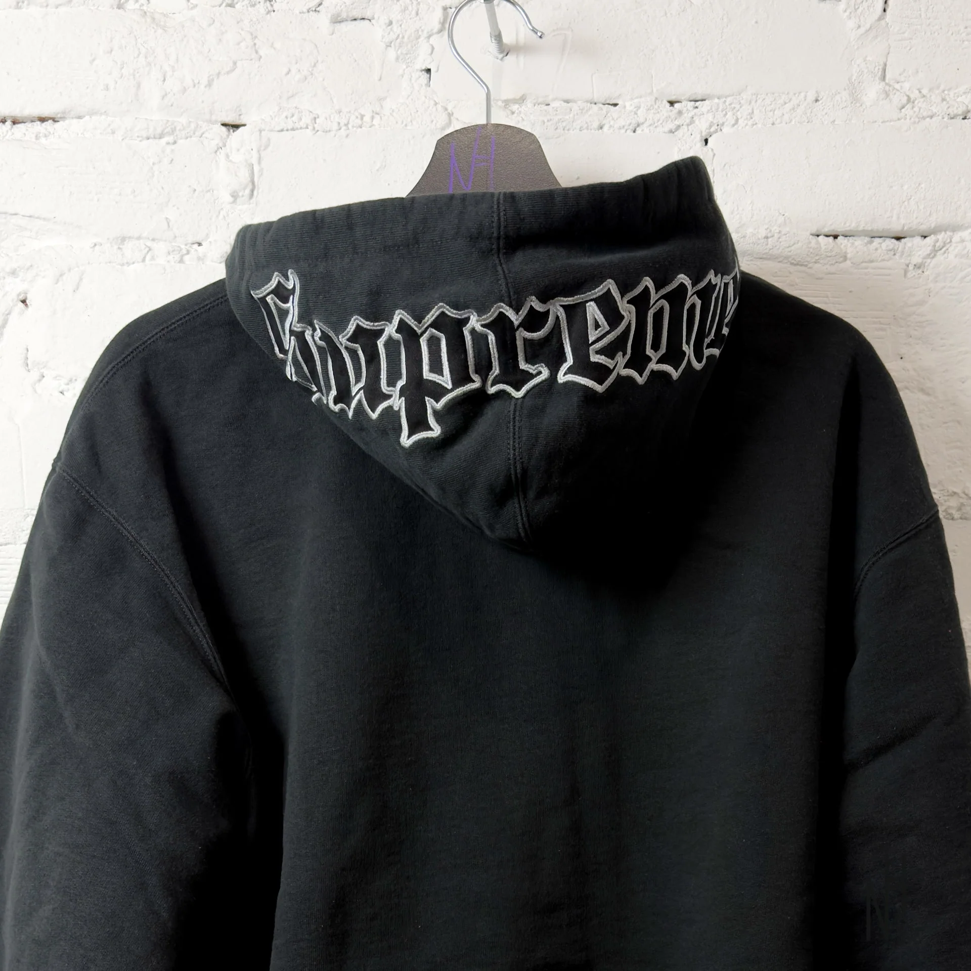 Supreme Chicago White Sox Zip Up Hooded Black - Image 4