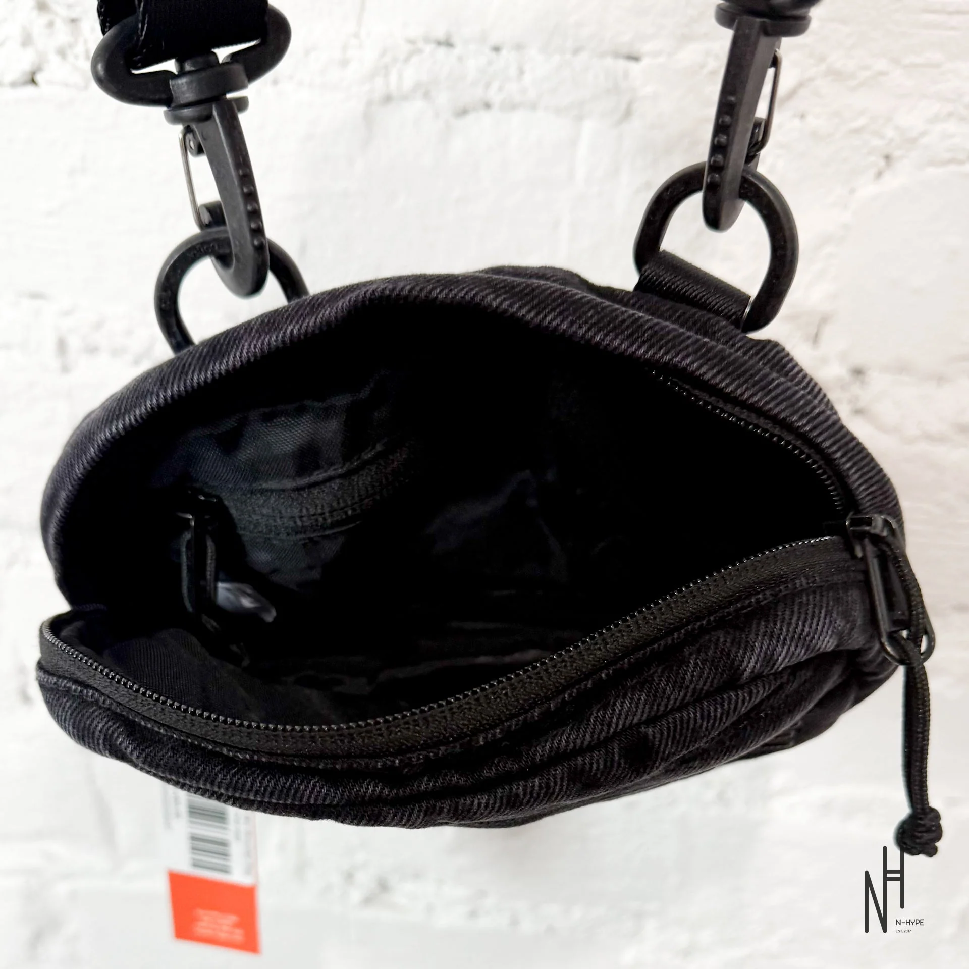 Supreme Denim Mini Shoulder Bag Black - Image 3