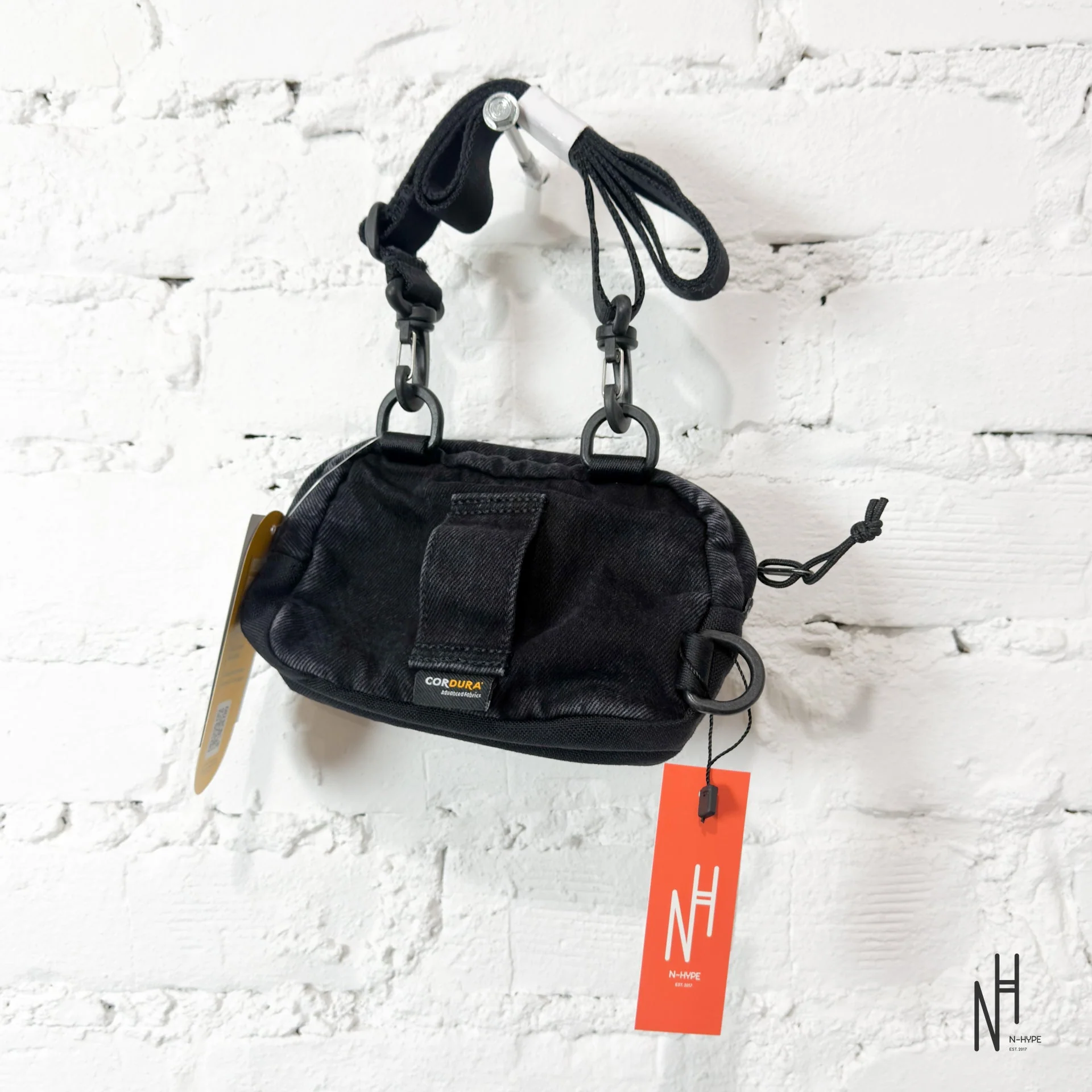 Supreme Denim Mini Shoulder Bag Black - Image 4