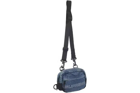 Supreme Denim Mini Shoulder Bag Washed Indigo - Image 2