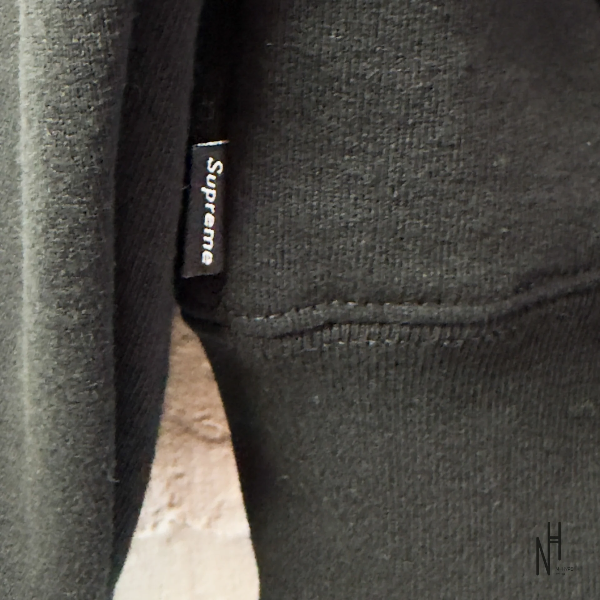 Supreme Devil S Logo Zip Up Hooded Sweatshirt Black - Image 5
