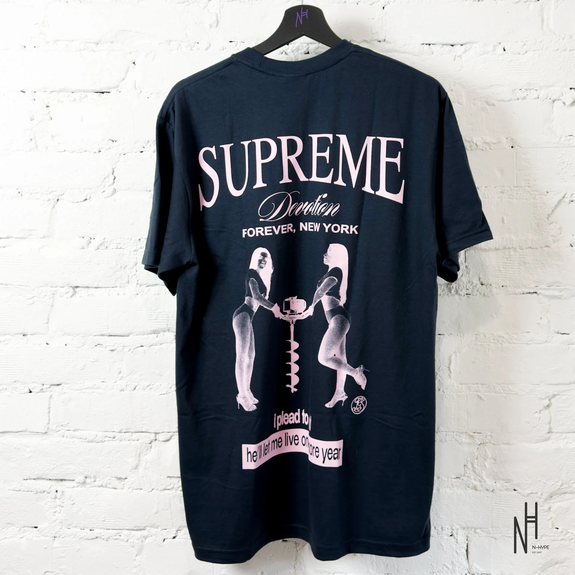 Supreme Devotion Tee Navy - Image 3