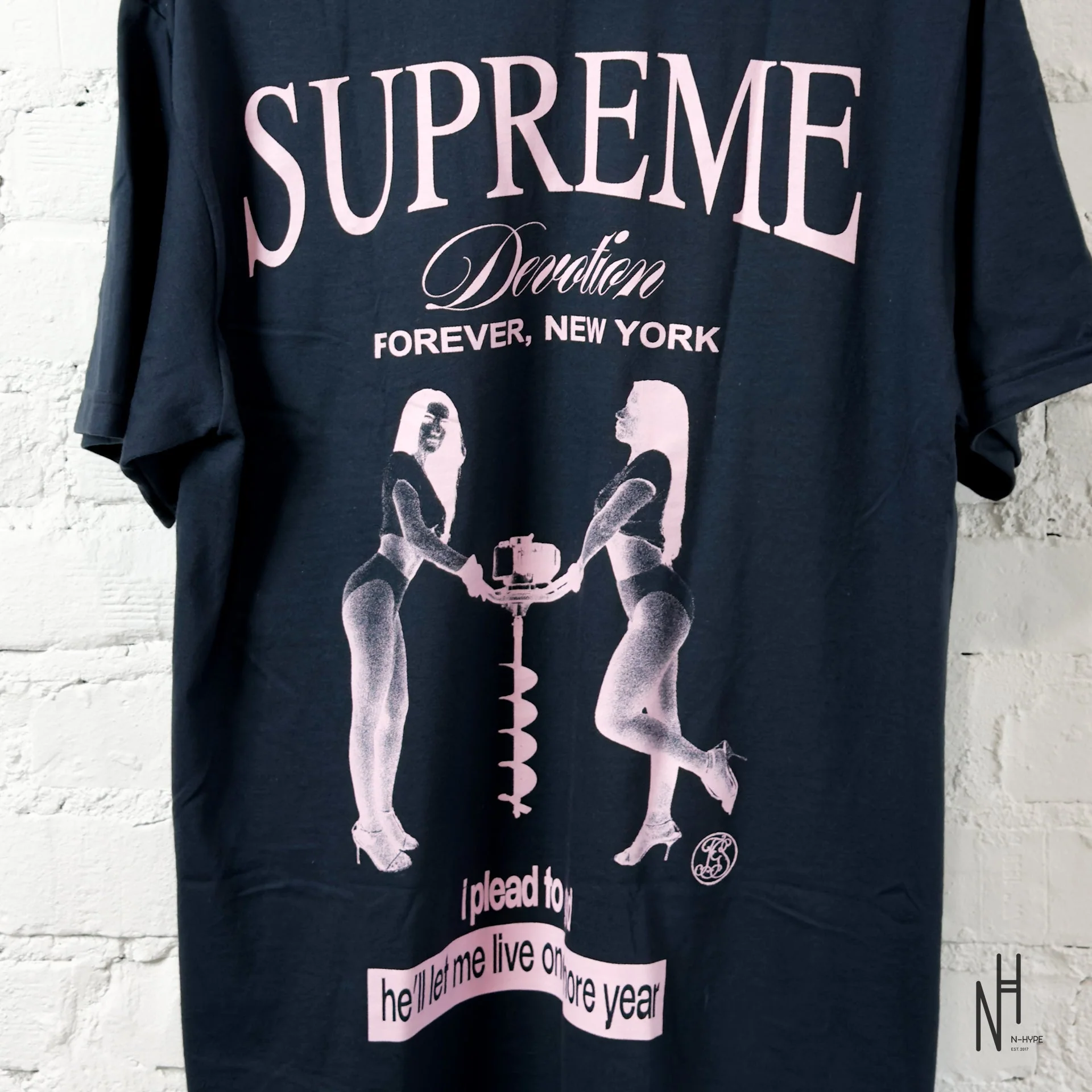 Supreme Devotion Tee Navy - Image 4