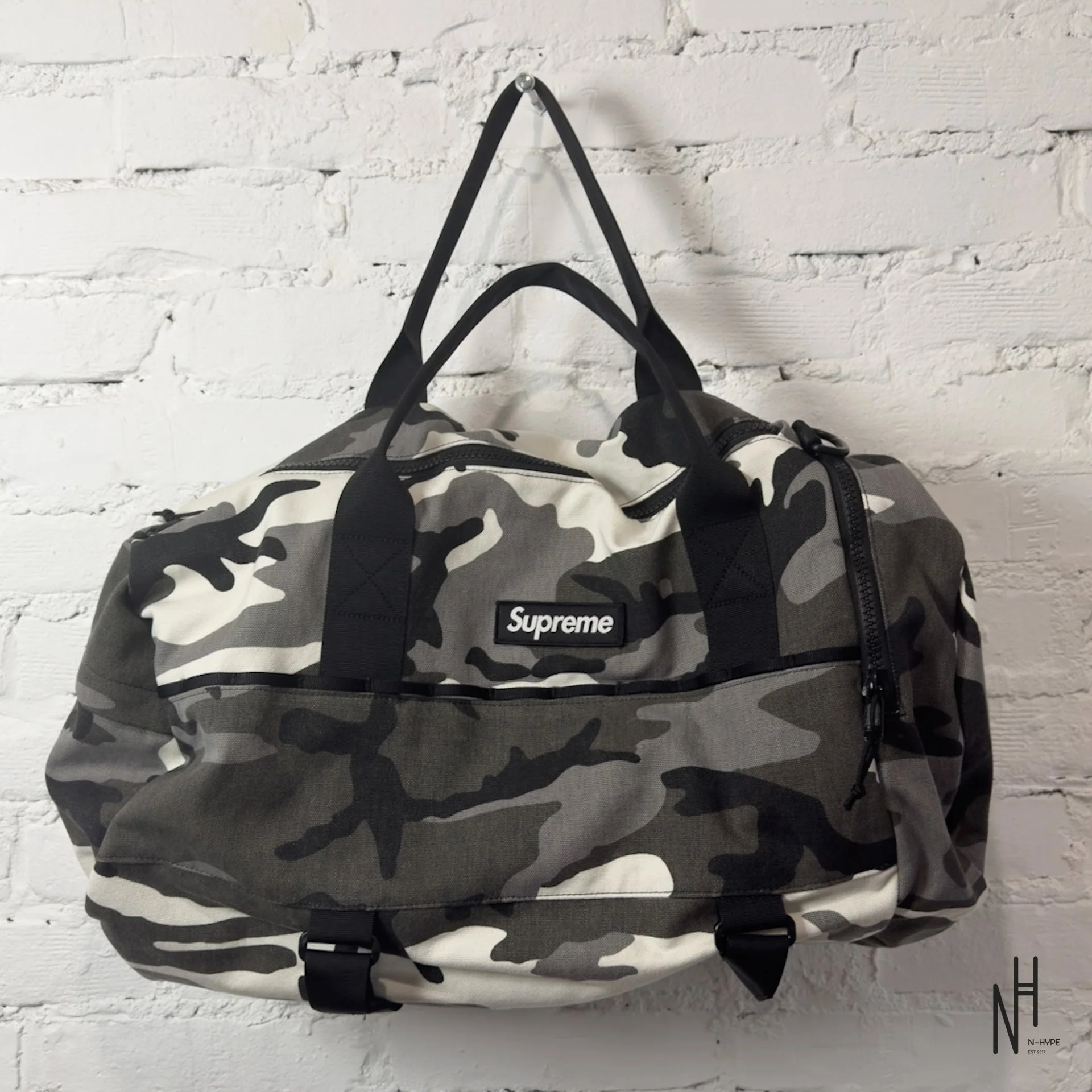 Supreme Duffle Bag (SS25) Snow Camo - Image 3