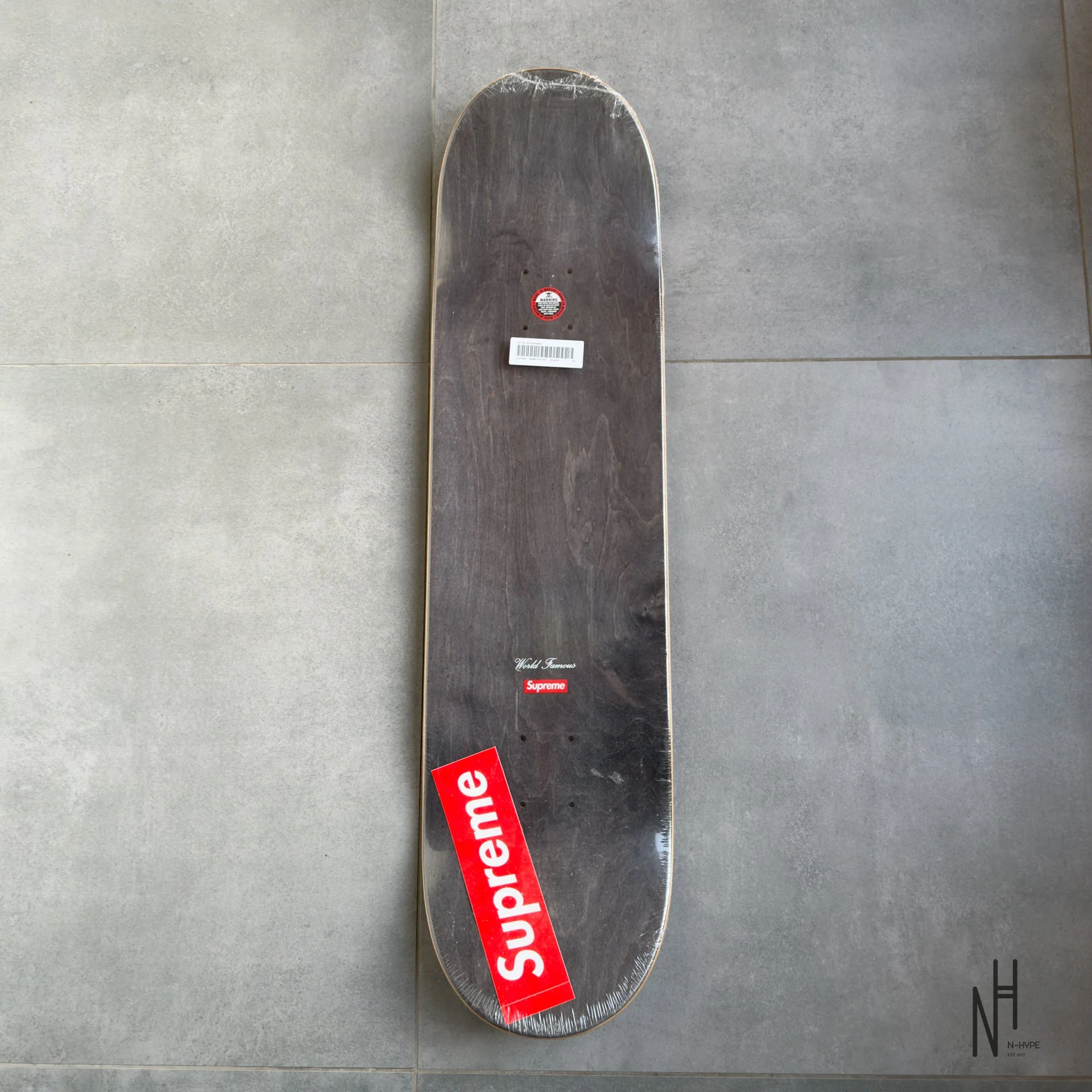 Supreme Fat Tip Skateboard Deck Black - Image 4
